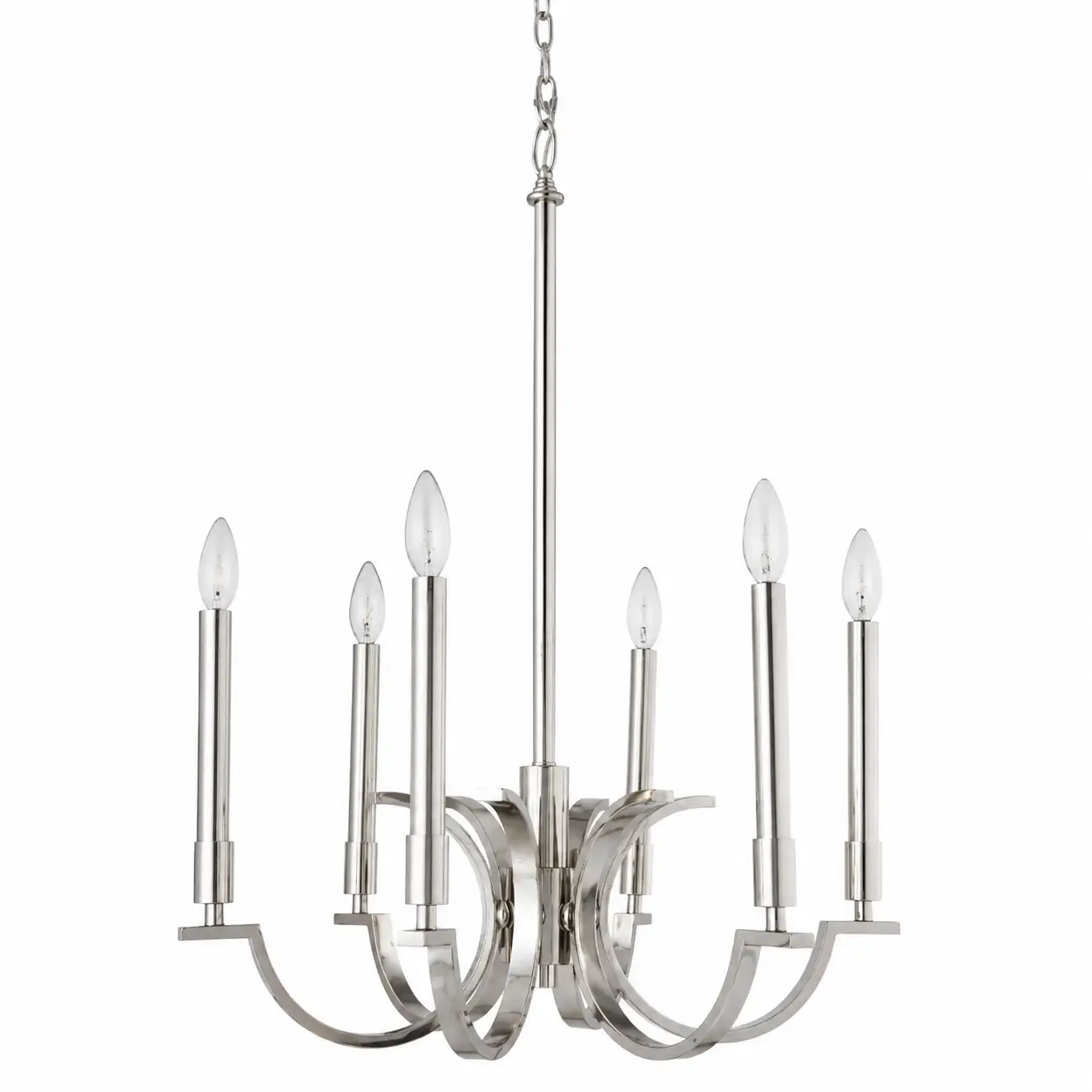 Luminary-Curve-Modern-Arc-6-Light-Chandelier-1 Luminary-Curve-Modern-Arc-6-Light-Chandelier-1