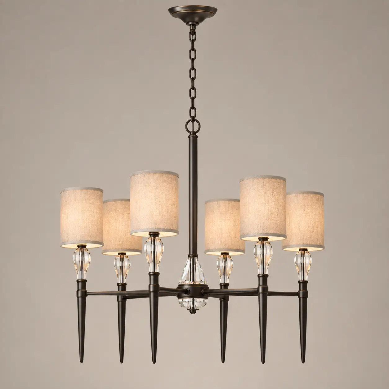 Manhattan-Grandeur-6-Light-Transitional-Chandelier-3 Manhattan-Grandeur-6-Light-Transitional-Chandelier-3