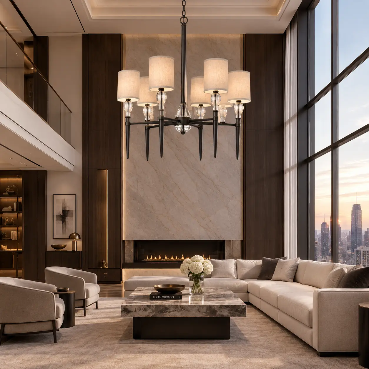 Manhattan-Grandeur-6-Light-Transitional-Chandelier-4 Manhattan-Grandeur-6-Light-Transitional-Chandelier-4