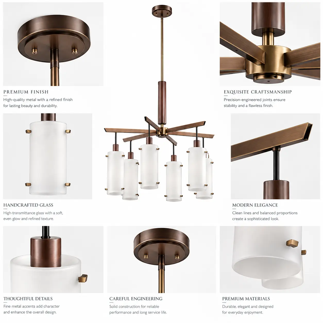 Modena-6-Light-Modern-Cylindrical-Glass-Chandelier-2 Modena-6-Light-Modern-Cylindrical-Glass-Chandelier-2