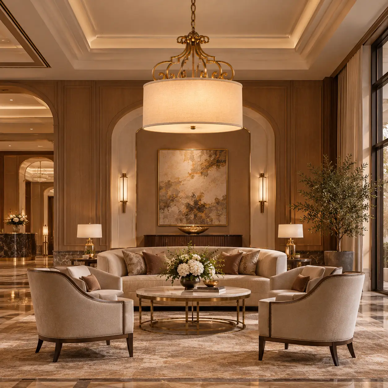 Monteverde Chandelier in Boutique Hotel Lobby