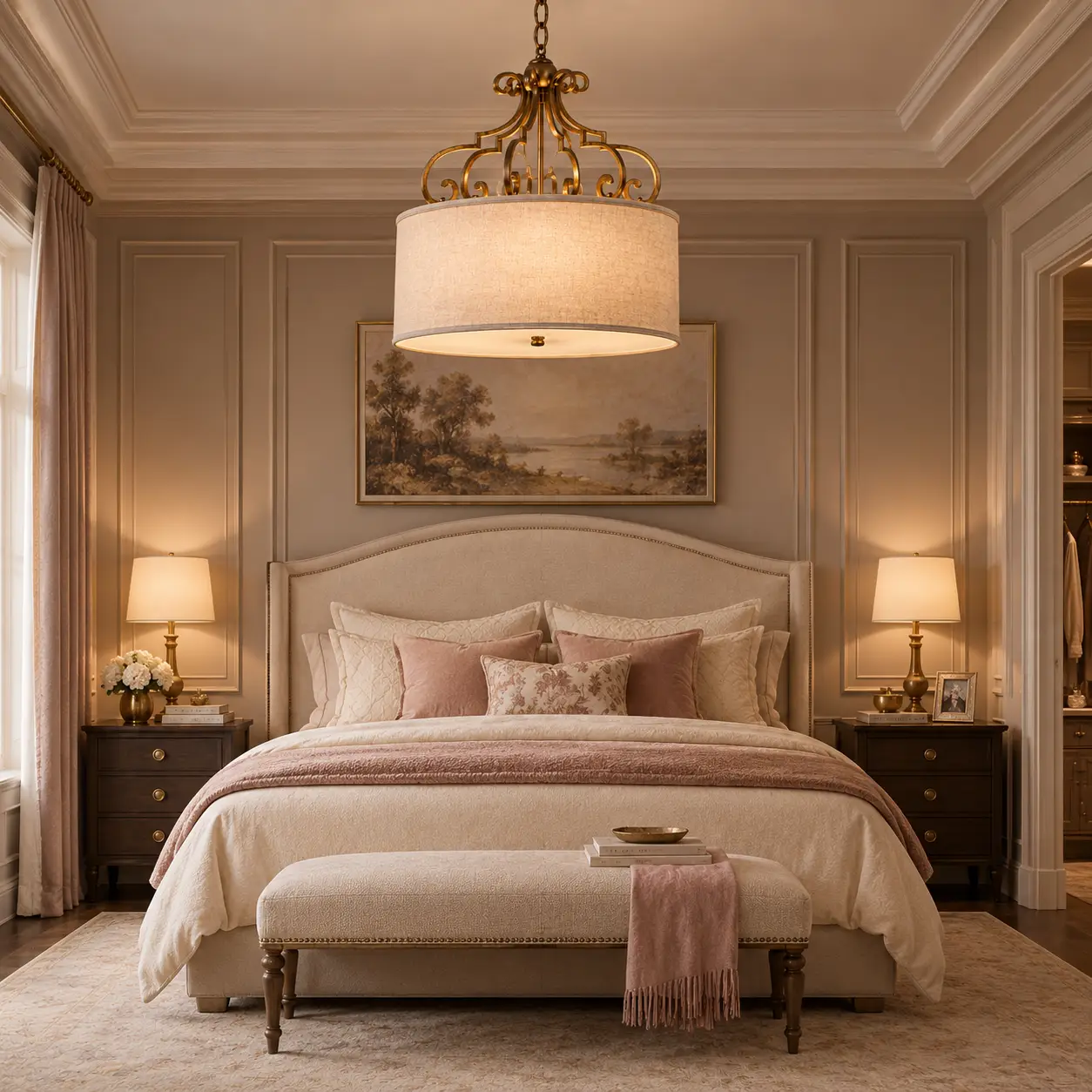 Monteverde Chandelier in Master Bedroom Suite