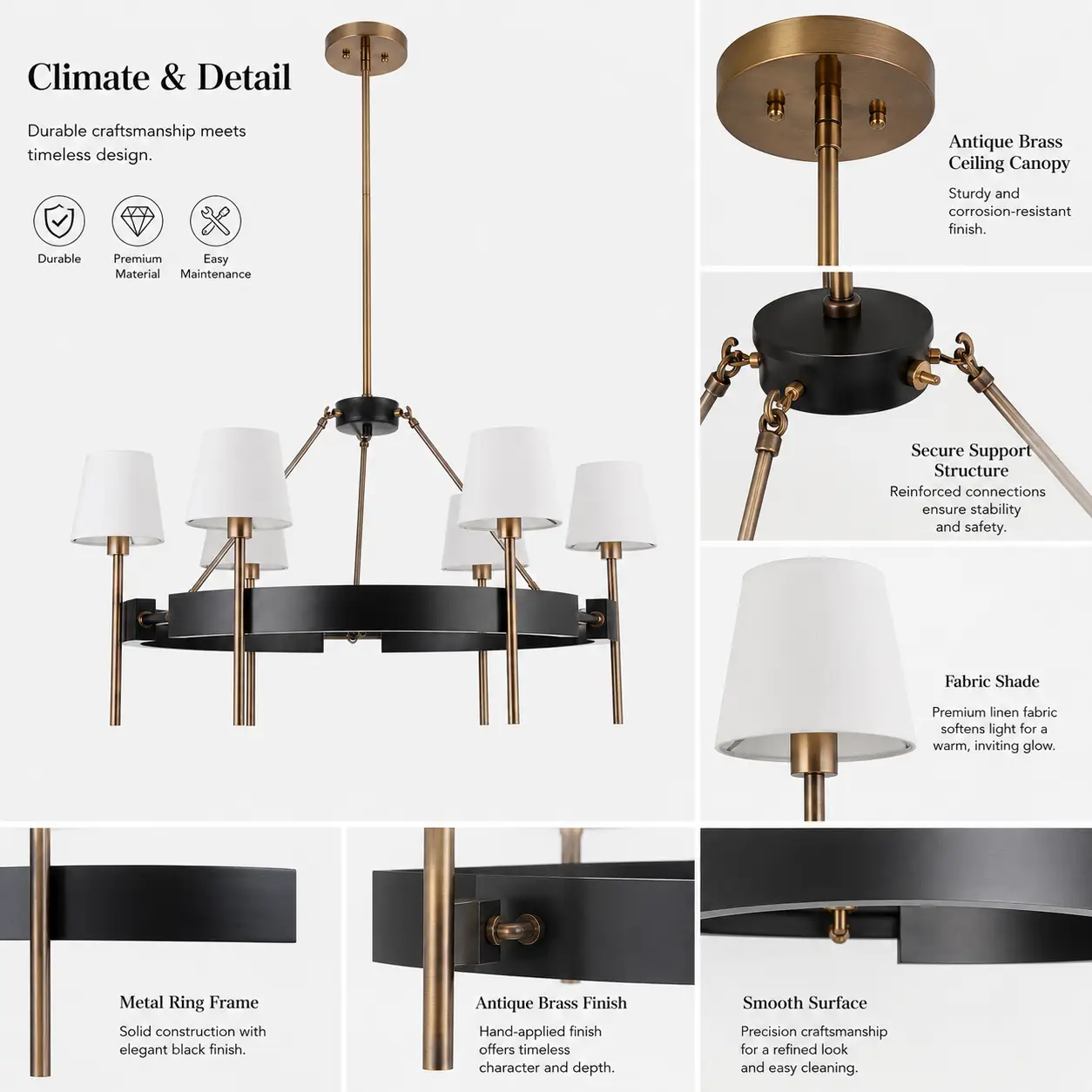 Patina-Halo-Modern-Ring-6-Light-Chandelier-2 Patina-Halo-Modern-Ring-6-Light-Chandelier-2