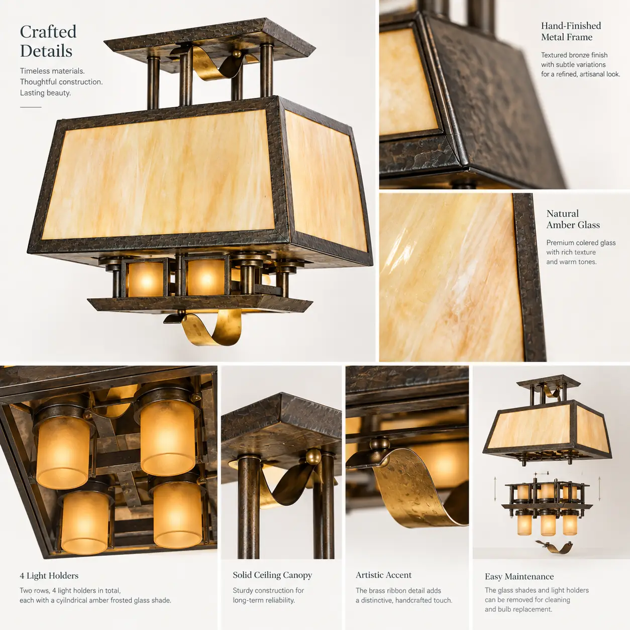 Prairie-Glow-Craftsman-Semi-Flush-Pendant-2 Prairie-Glow-Craftsman-Semi-Flush-Pendant-2