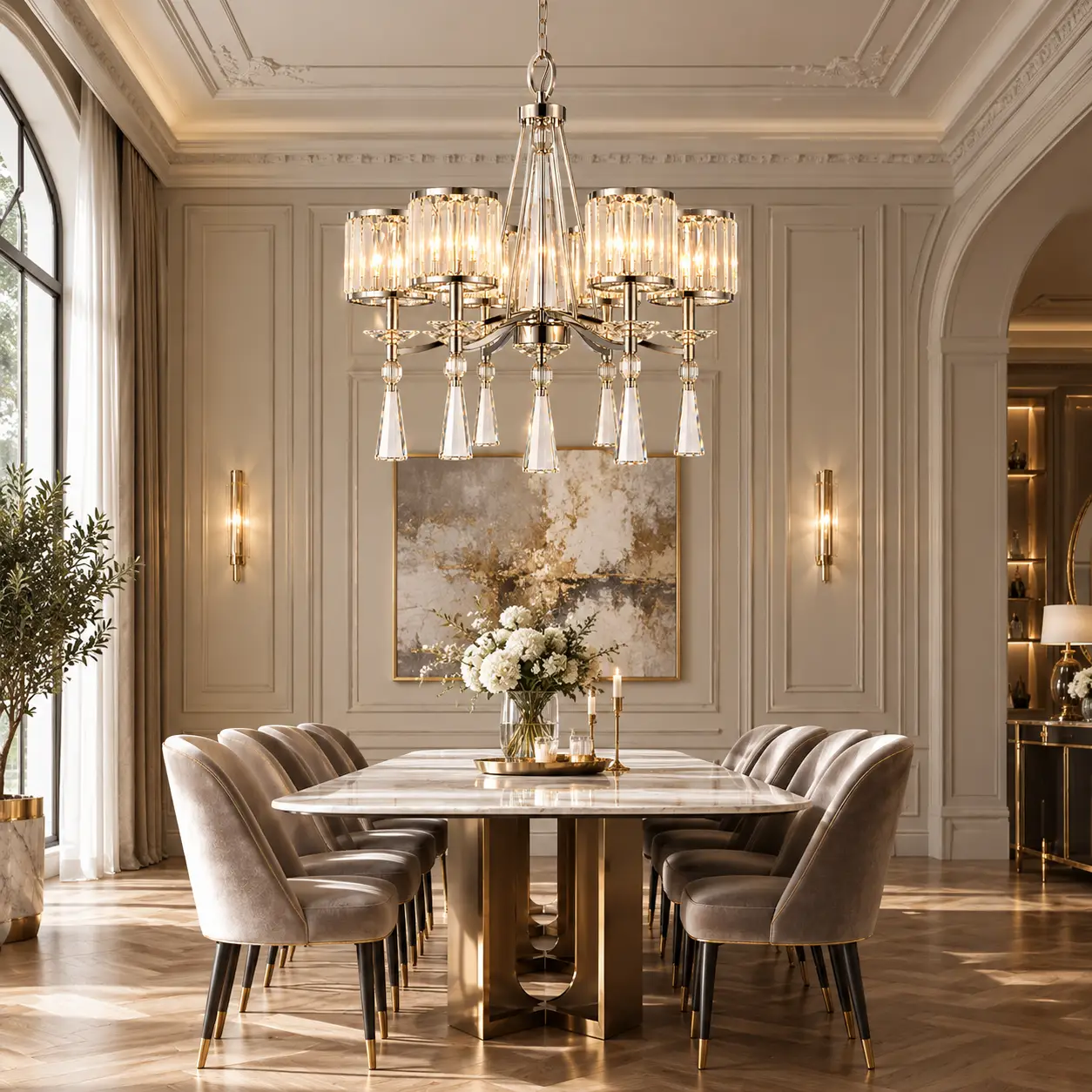 Prism-Radiance-6-Light-Modern-Crystal-Chandelier-French-Light-Luxury-Formal-Dining-Estates Prism-Radiance-6-Light-Modern-Crystal-Chandelier-French-Light-Luxury-Formal-Dining-Estates