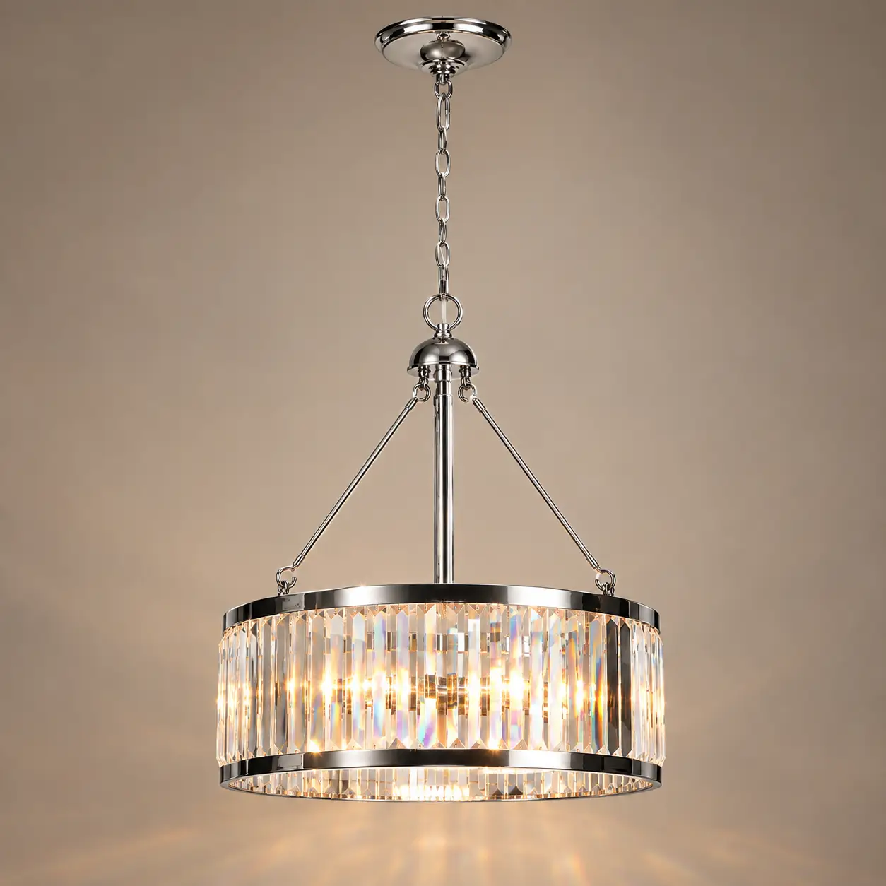 Radiant-Facet-Modern-Glam-3-Light-Drum-Chandelier-3 Radiant-Facet-Modern-Glam-3-Light-Drum-Chandelier-3