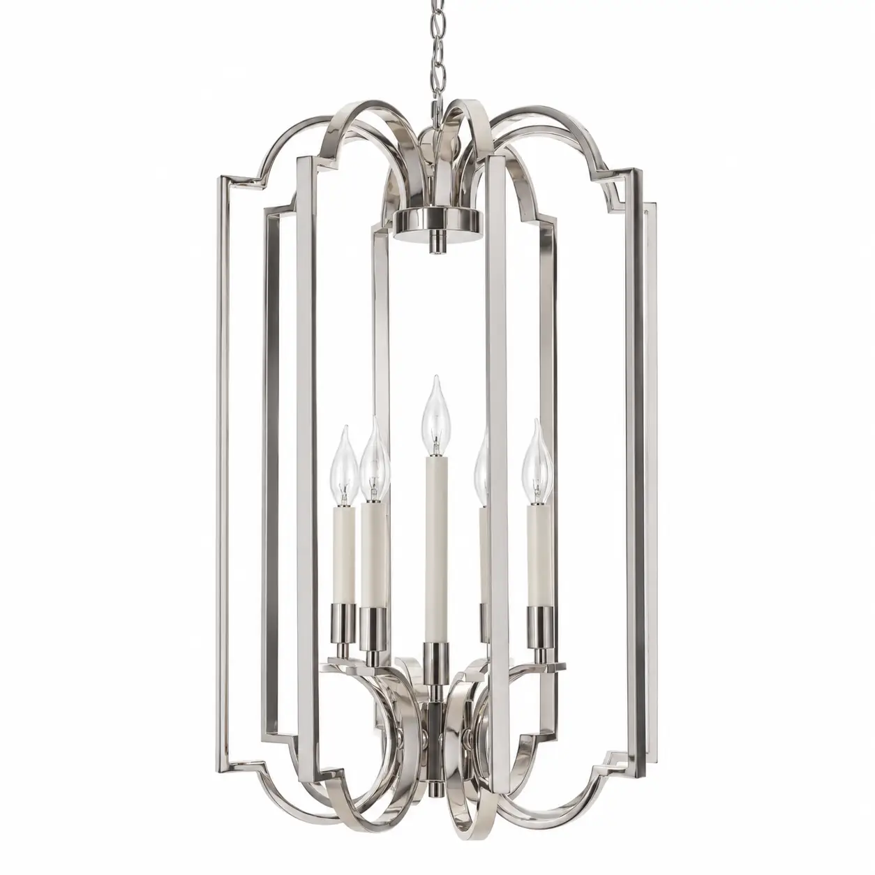 Regal-Arch-Polished-Nickel-5-Light-Geometric-Lantern-Pendant-1 Regal-Arch-Polished-Nickel-5-Light-Geometric-Lantern-Pendant-1