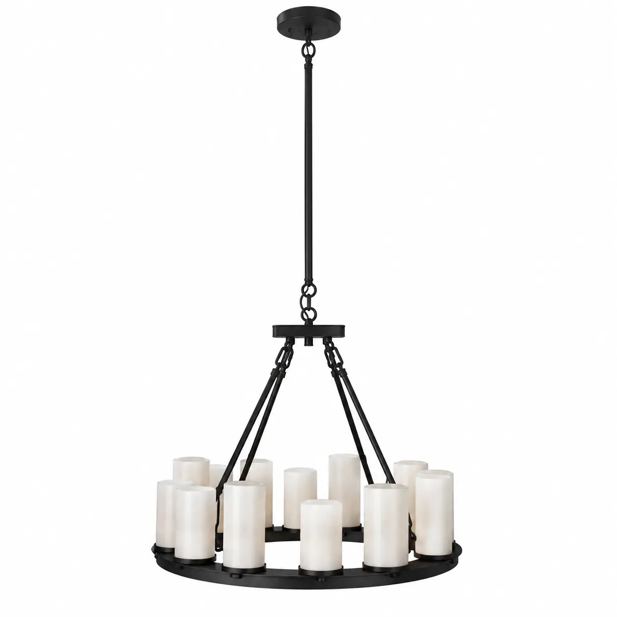 Regency-Iron-12-Light-Round-Candle-Style-Pendant-in-Antique-Black-Iron-Finish-1 Regency-Iron-12-Light-Round-Candle-Style-Pendant-in-Antique-Black-Iron-Finish-1
