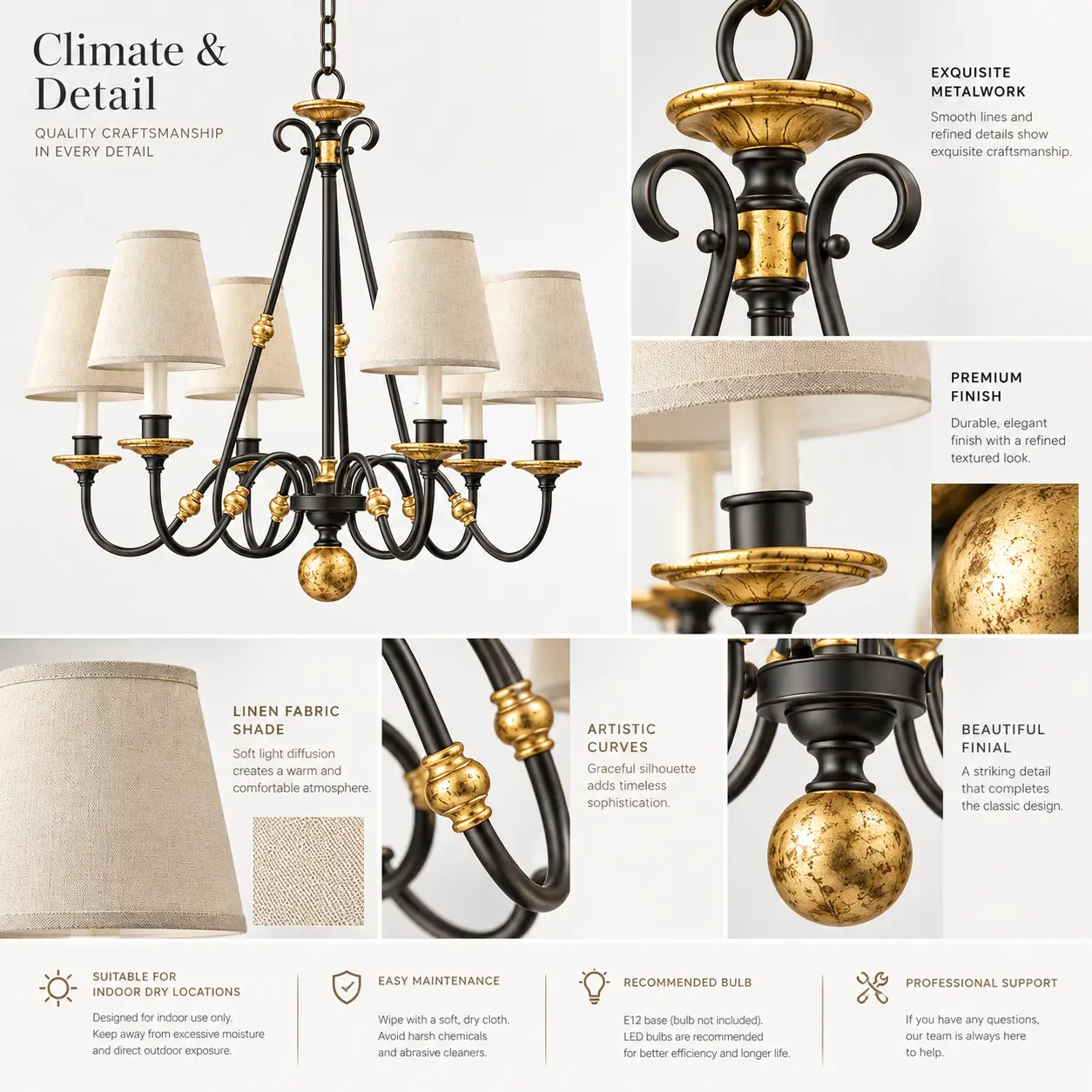 Riviera-6-Light-Classic-Chandelier-2 Riviera-6-Light-Classic-Chandelier-2