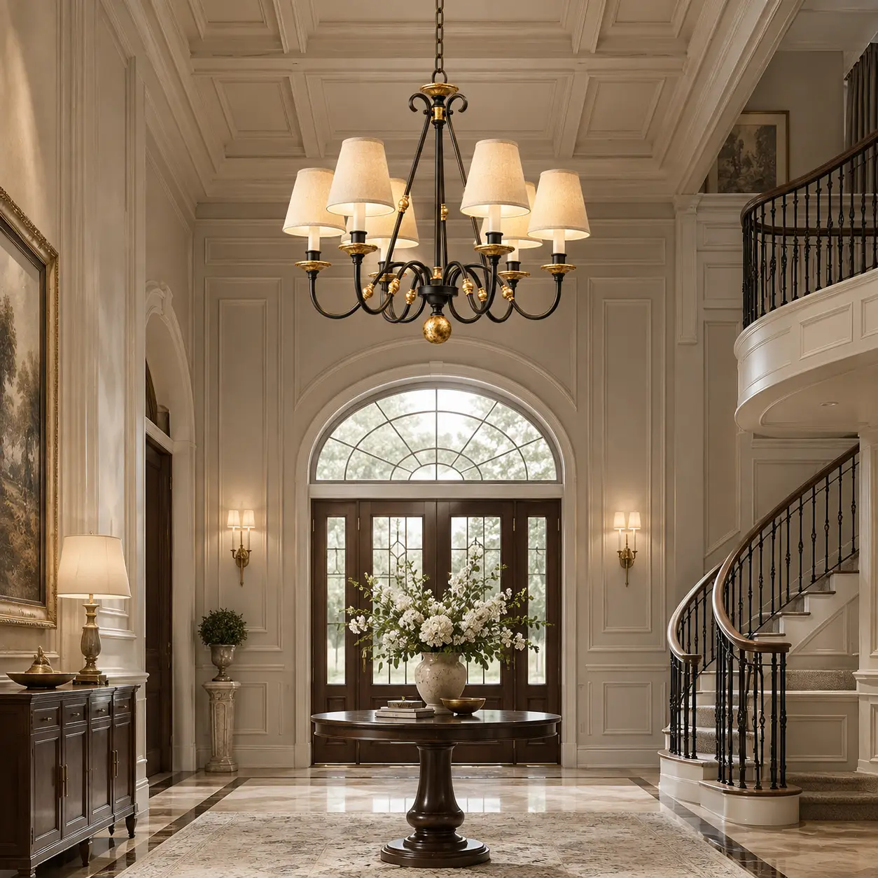 Riviera-6-Light-Classic-Chandelier-Neoclassical-Heritage-Estates Riviera-6-Light-Classic-Chandelier-Neoclassical-Heritage-Estates