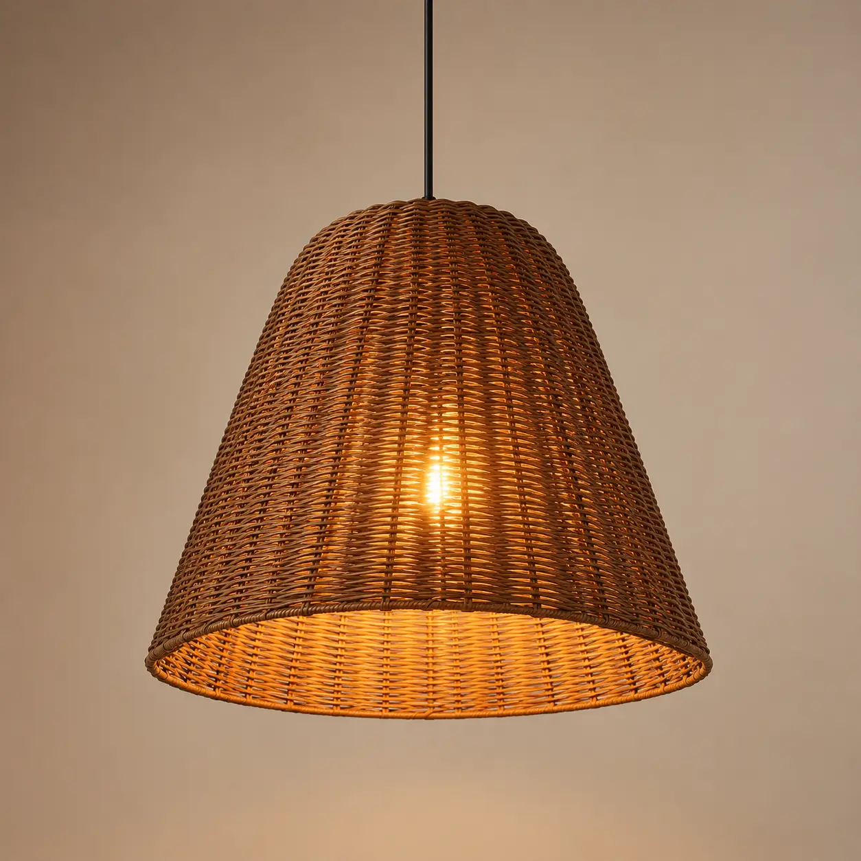 Rustic-Hearth-Rattan-Bell-1-Light-Pendant-3 Rustic-Hearth-Rattan-Bell-1-Light-Pendant-3