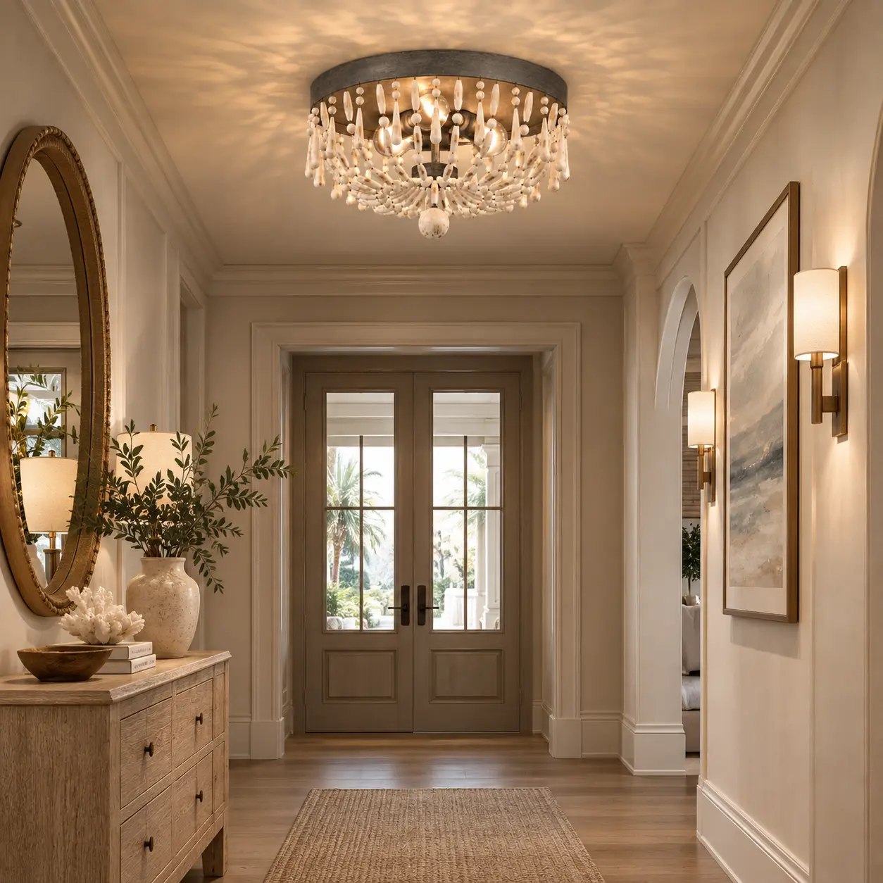 Seaside-Drift-3-Light-Beaded-Flush-Mount-Transitional-Entryway Seaside-Drift-3-Light-Beaded-Flush-Mount-Transitional-Entryway
