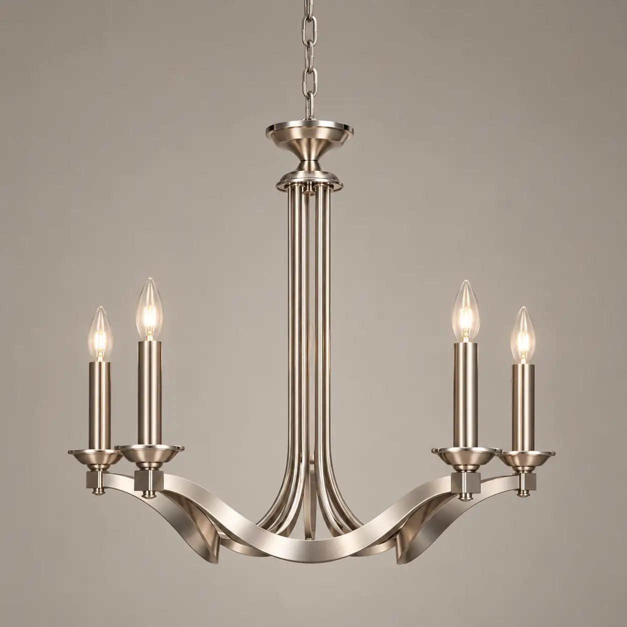 Streamline-Moderne-5-Light-Brushed-Steel-Chandelier-3 Streamline-Moderne-5-Light-Brushed-Steel-Chandelier-3