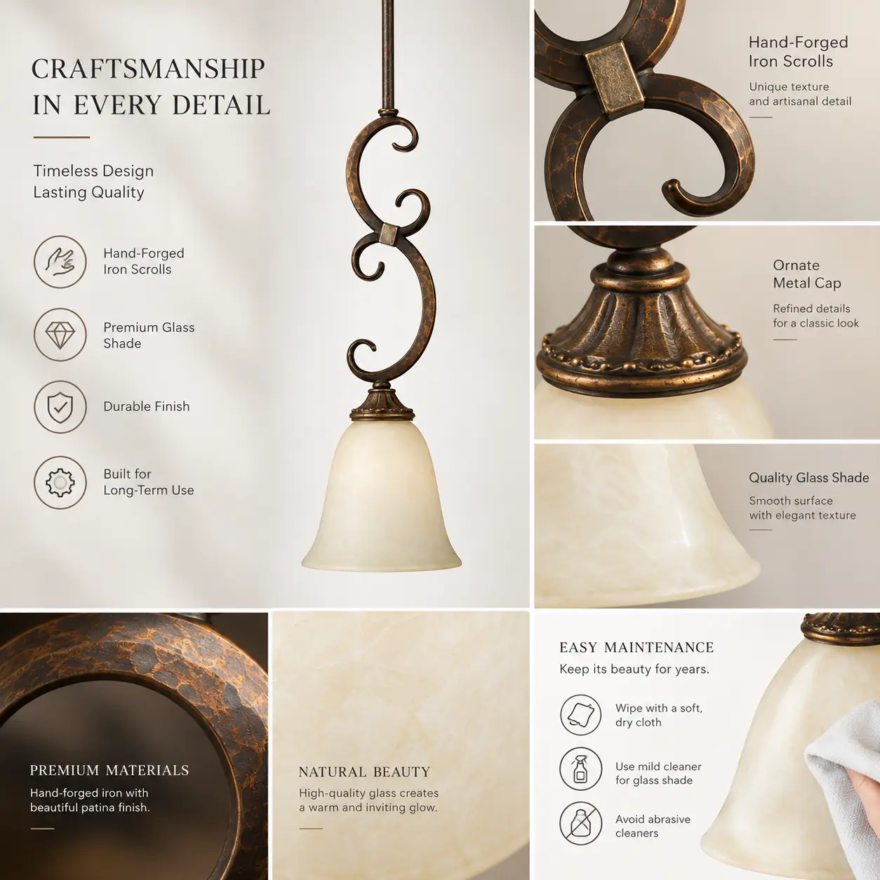 Valencia-1-Light-Hand-Forged-Iron-Scroll-Pendant-Light-2 Valencia-1-Light-Hand-Forged-Iron-Scroll-Pendant-Light-2