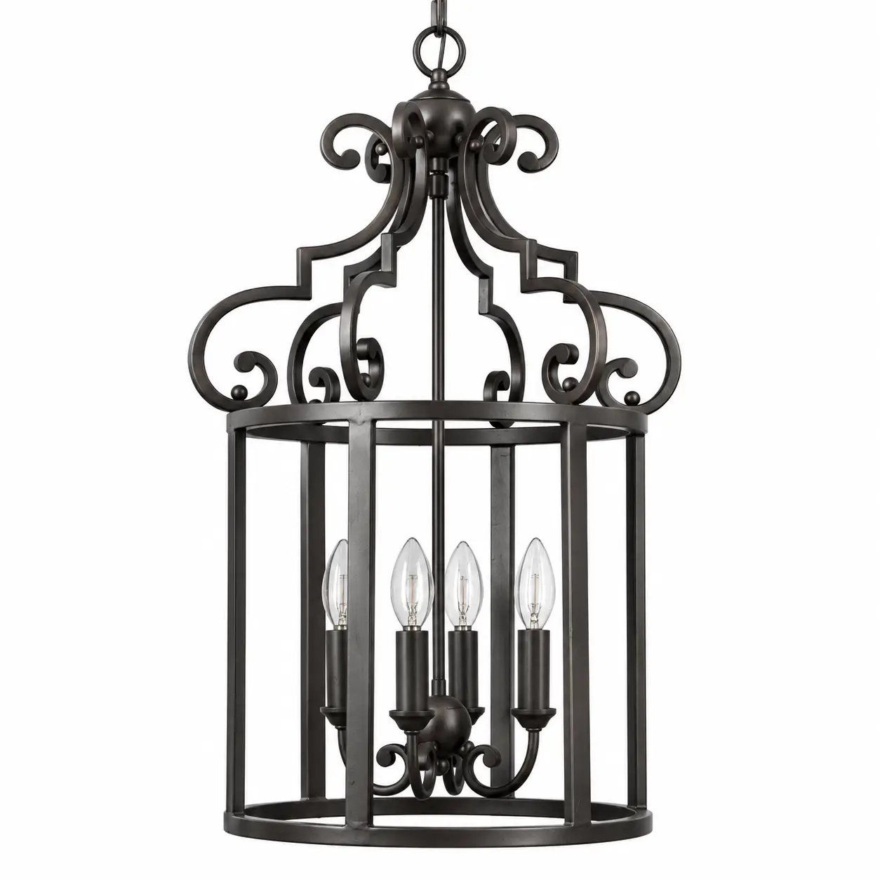 Valencia-4-Light-Handcrafted-Iron-Cage-Chandelier-1 Valencia-4-Light-Handcrafted-Iron-Cage-Chandelier-1