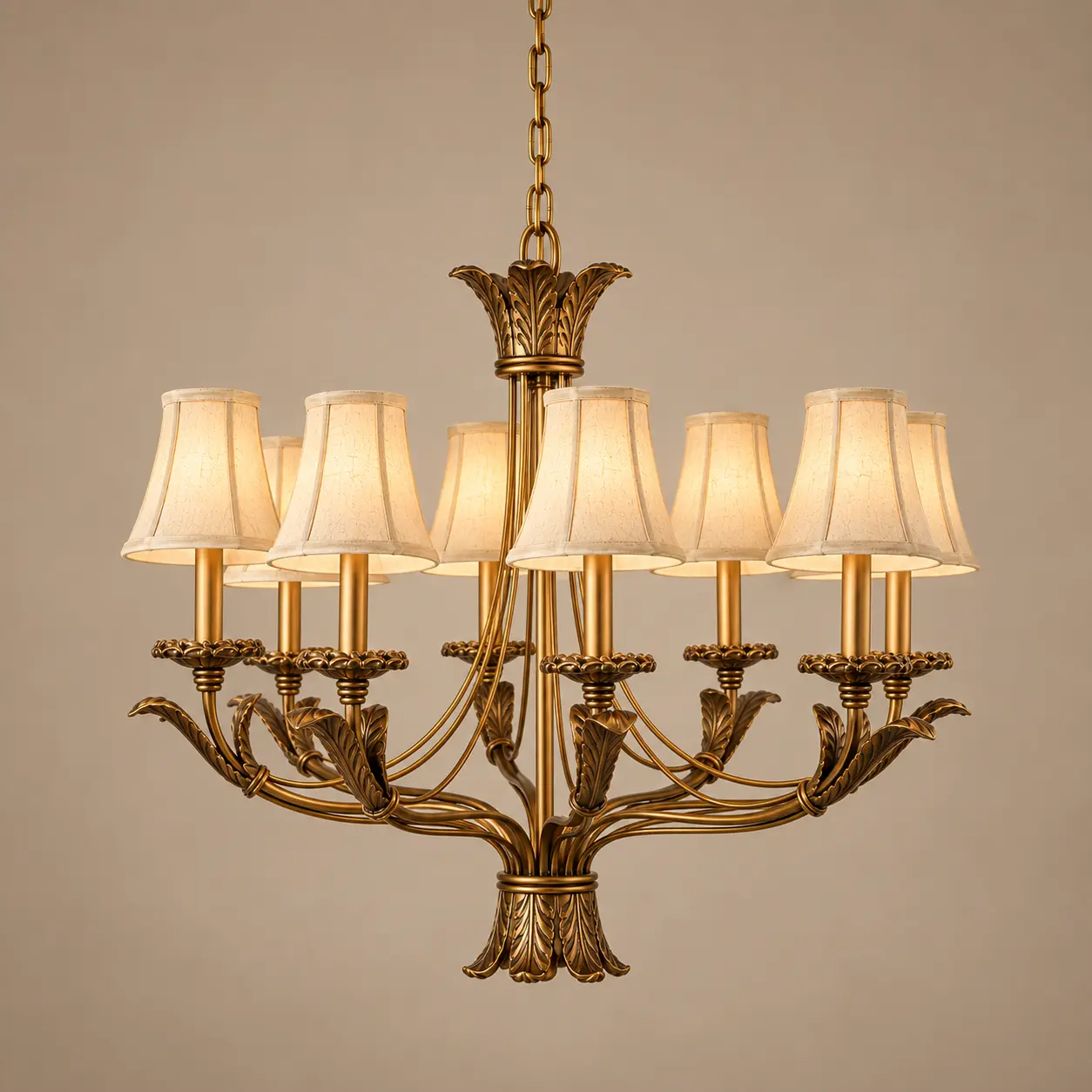 Valencia-8-Light-Handcrafted-Metal-Chandelier-in-Antique-Gold-Leaf-Finish-3 Valencia-8-Light-Handcrafted-Metal-Chandelier-in-Antique-Gold-Leaf-Finish-3