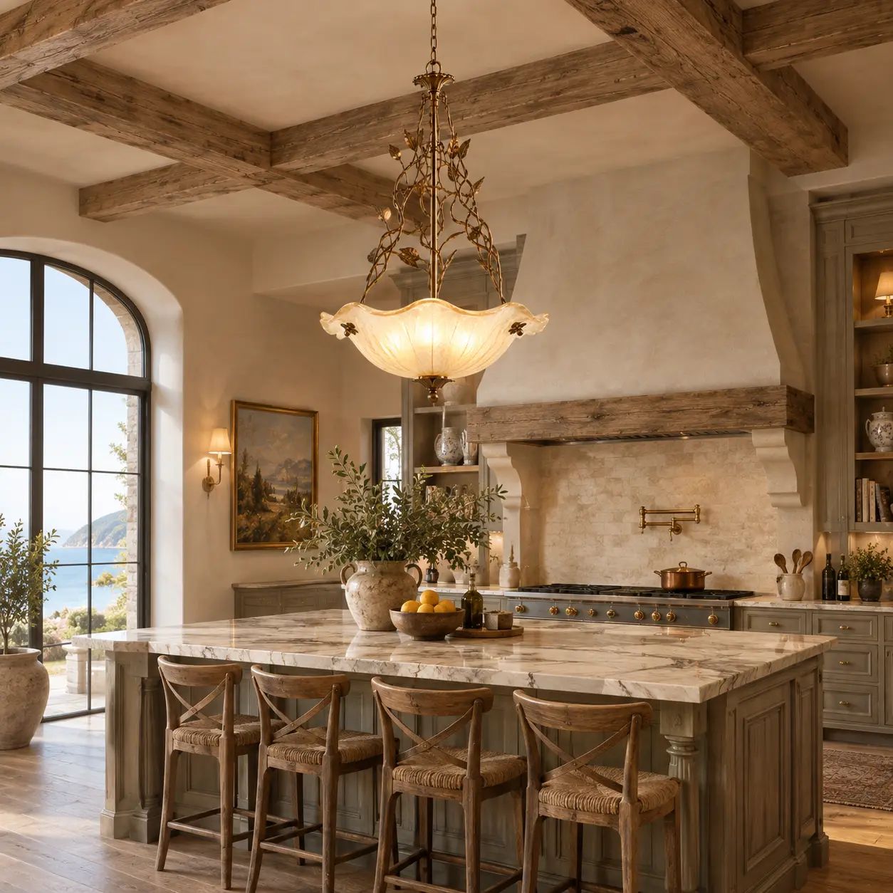 Vineyard-Cascade-Artisan-3-Light-Bowl-Chandelier-French-Country-Coastal-Estate Vineyard-Cascade-Artisan-3-Light-Bowl-Chandelier-French-Country-Coastal-Estate