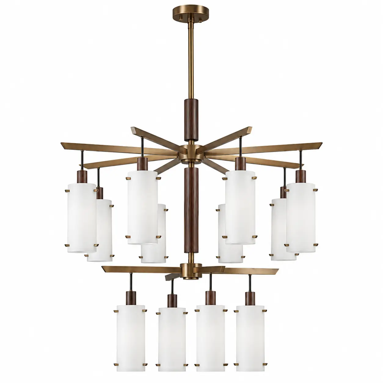 Zenith-Radiance-2-Tier-12-Light-Mid-Century-Linear-Chandelier-1 Zenith-Radiance-2-Tier-12-Light-Mid-Century-Linear-Chandelier-1