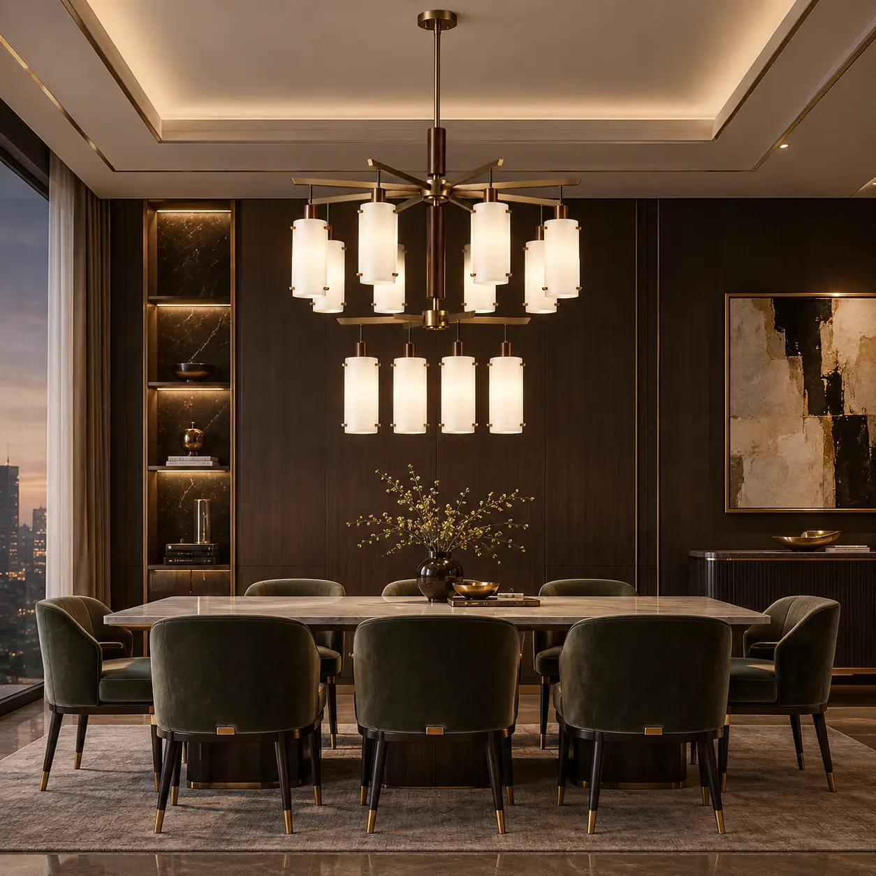 Zenith-Radiance-2-Tier-12-Light-Mid-Century-Linear-Chandelier-Modern-Luxury-Executive-Dining Zenith-Radiance-2-Tier-12-Light-Mid-Century-Linear-Chandelier-Modern-Luxury-Executive-Dining