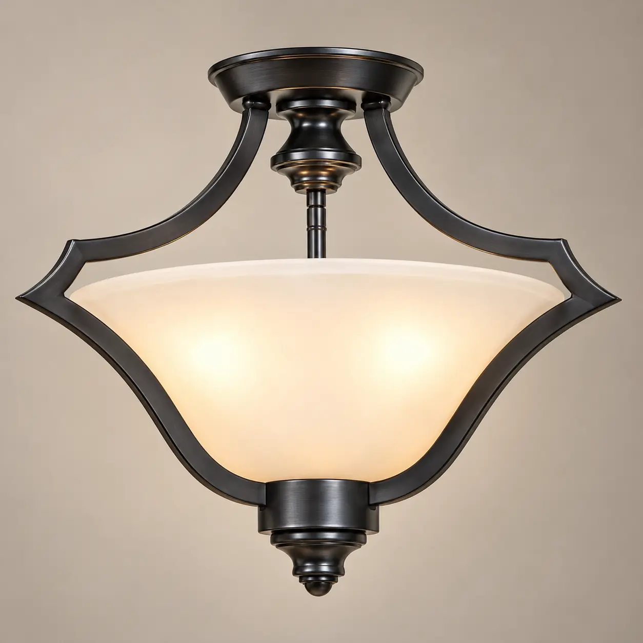 3-Light-Semi-Flush-Mount-Ceiling-Light-with-Frosted-Glass-Shade-and-Matte-Black-Finish-3 3-Light-Semi-Flush-Mount-Ceiling-Light-with-Frosted-Glass-Shade-and-Matte-Black-Finish-3