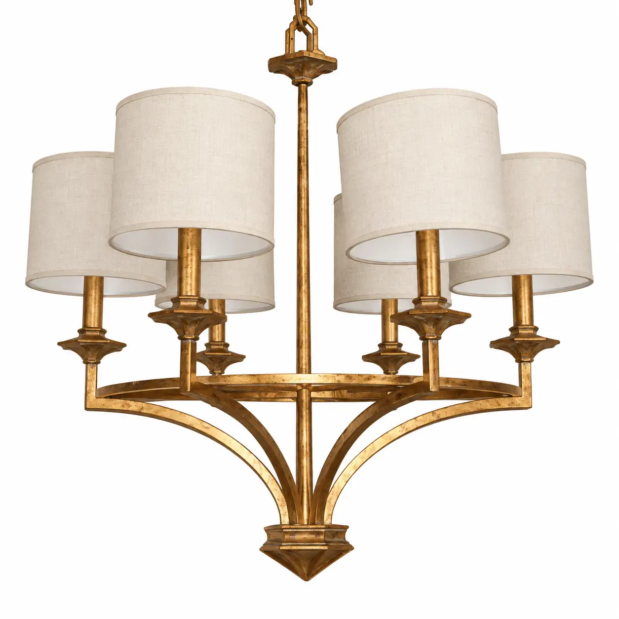 6-Light-Transitional-Pendant-in-Hand-Applied-Antique-Gold-Leaf-Finish-1 6-Light-Transitional-Pendant-in-Hand-Applied-Antique-Gold-Leaf-Finish-1