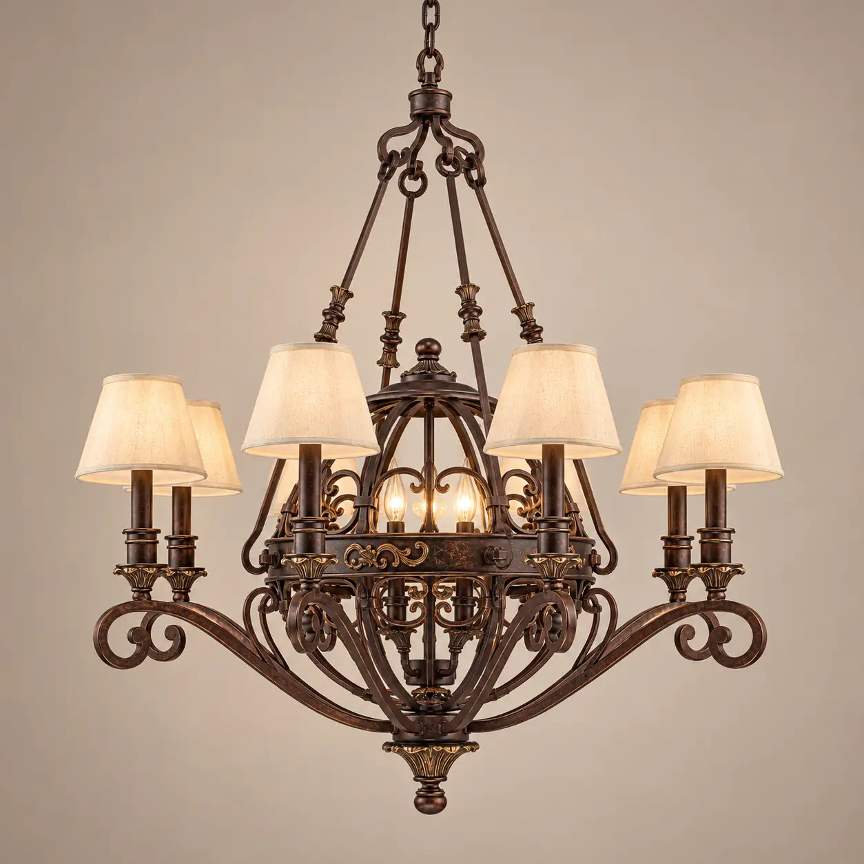 Artisan-Grandeur-Wrought-Iron-12-Light-Chandelier-3 Artisan-Grandeur-Wrought-Iron-12-Light-Chandelier-3