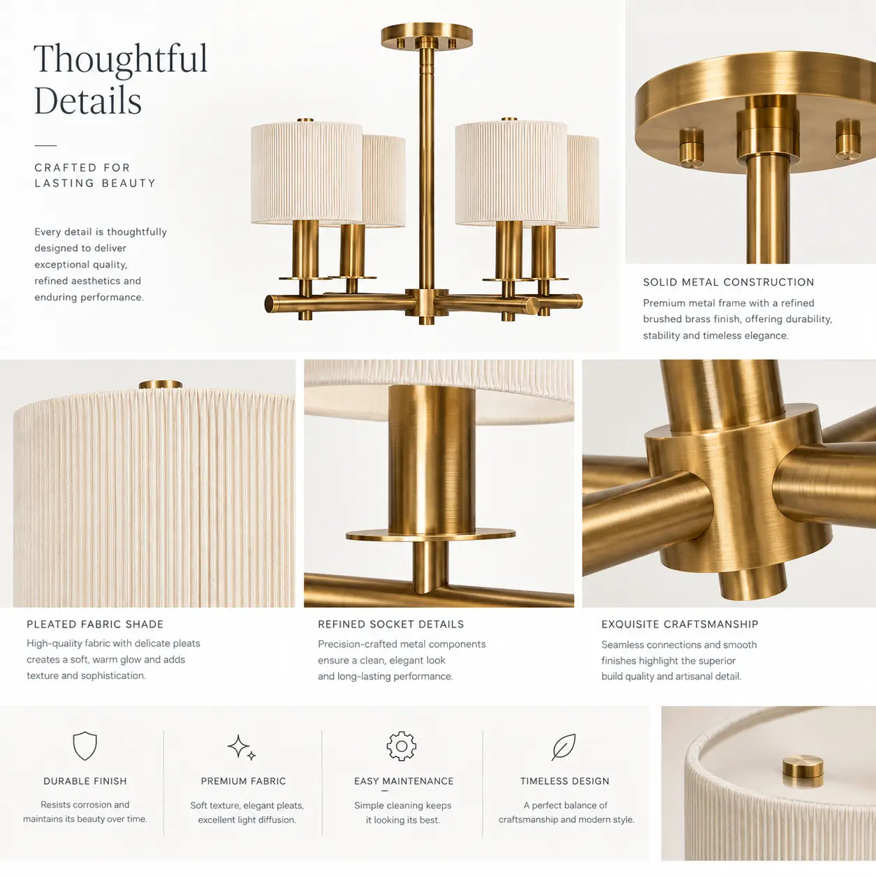 Artisan-Radiance-4-Light-Semi-Flush-Chandelier-2 Artisan-Radiance-4-Light-Semi-Flush-Chandelier-2