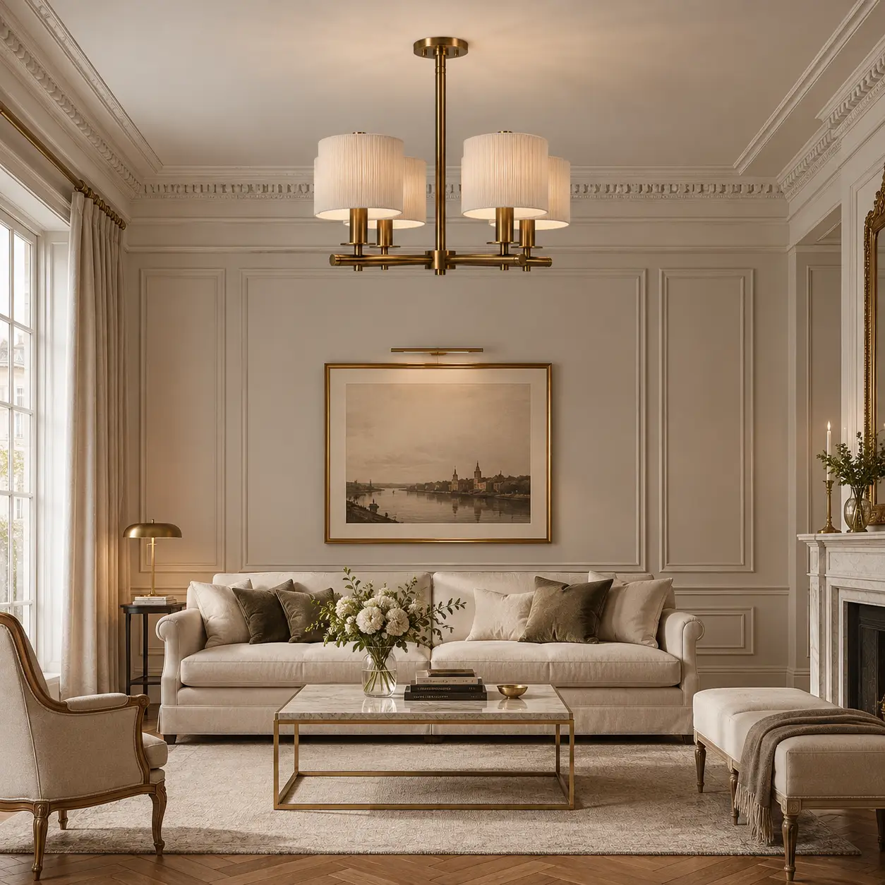 Artisan-Radiance-4-Light-Semi-Flush-Chandelier-French-Chic-Neoclassical-Interiors Artisan-Radiance-4-Light-Semi-Flush-Chandelier-French-Chic-Neoclassical-Interiors