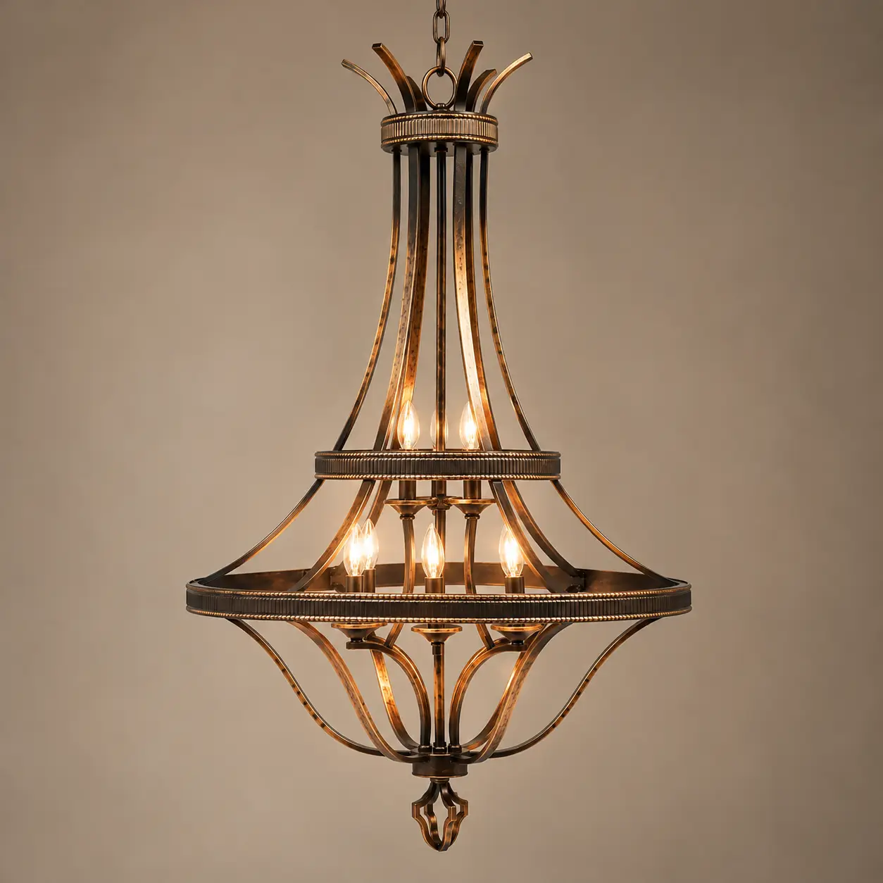 Artisans-Apex-9-Light-Two-Tiered-Grand-Pendant-3 Artisans-Apex-9-Light-Two-Tiered-Grand-Pendant-3