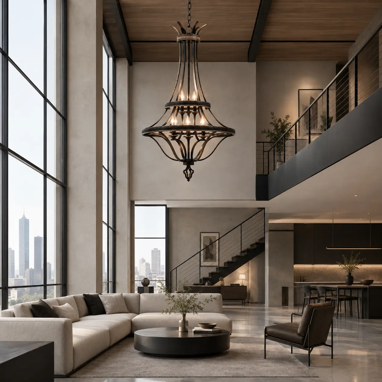 Artisans-Apex-9-Light-Two-Tiered-Grand-Pendant-Contemporary-Minimalist-Lofts Artisans-Apex-9-Light-Two-Tiered-Grand-Pendant-Contemporary-Minimalist-Lofts
