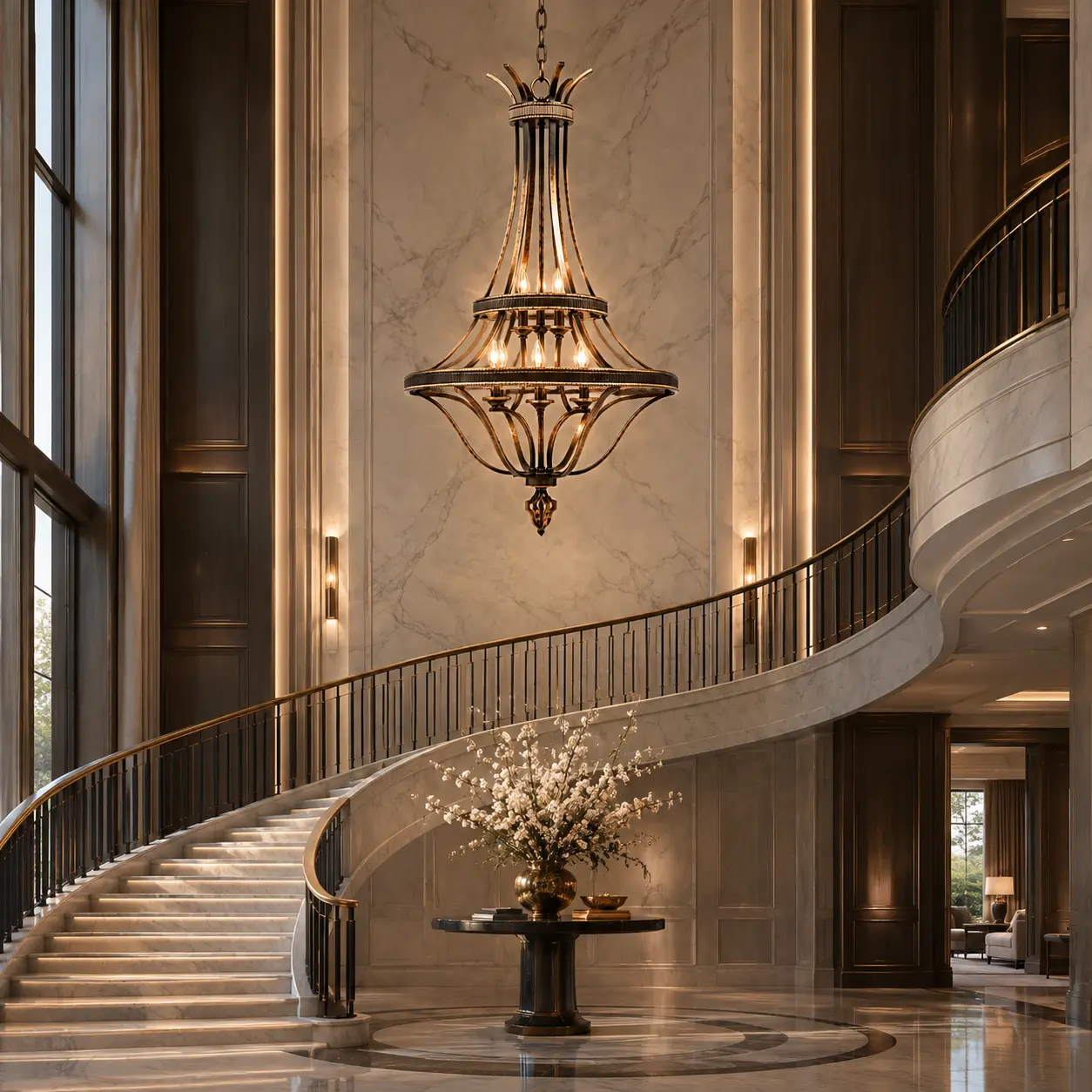 Artisans-Apex-9-Light-Two-Tiered-Grand-Pendant-Modern-Luxury-Grand-Foyers Artisans-Apex-9-Light-Two-Tiered-Grand-Pendant-Modern-Luxury-Grand-Foyers