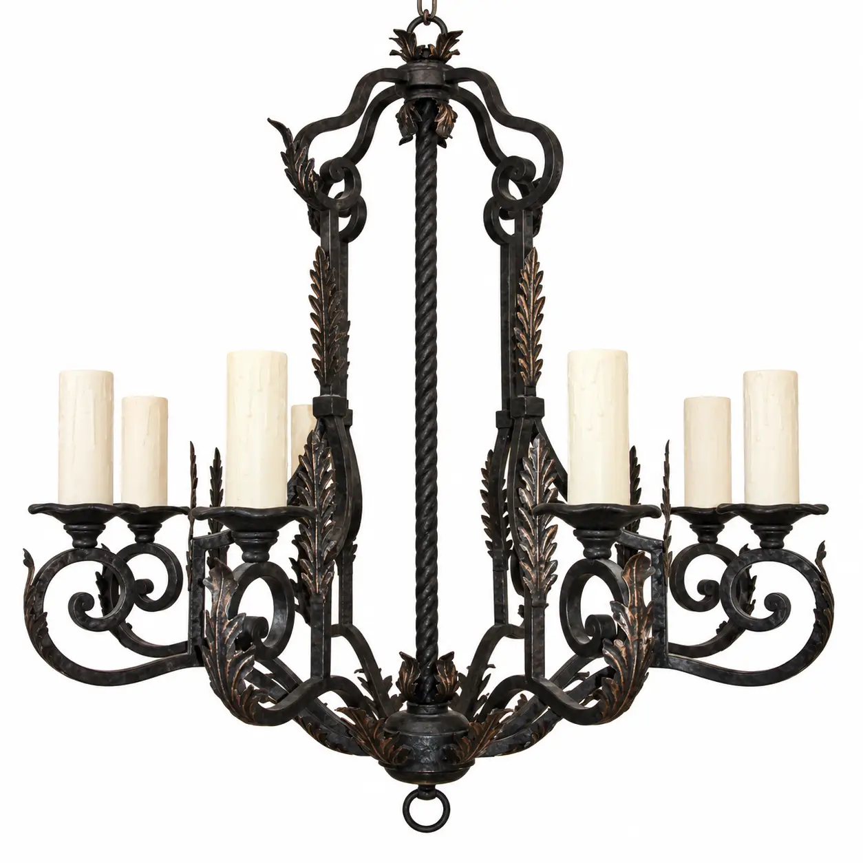 Castillian-Grand-8-Light-Forged-Iron-Chandelier-1 Castillian-Grand-8-Light-Forged-Iron-Chandelier-1