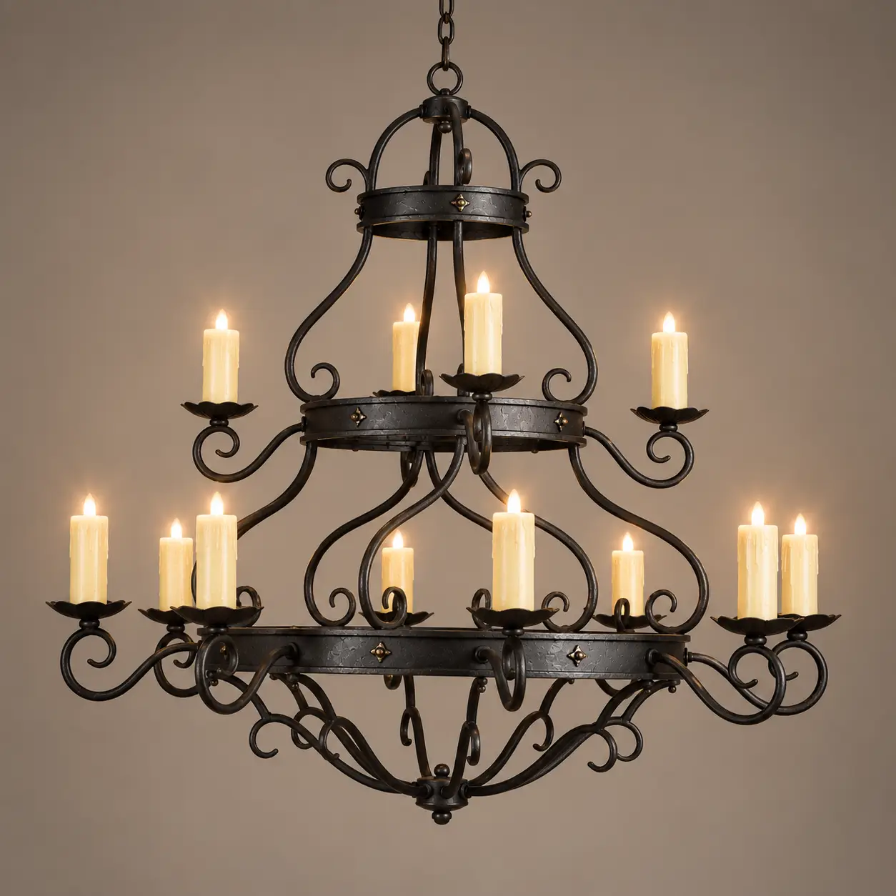 Cathedral-Grandeur-12-Light-Forged-Iron-Chandelier-3 Cathedral-Grandeur-12-Light-Forged-Iron-Chandelier-3