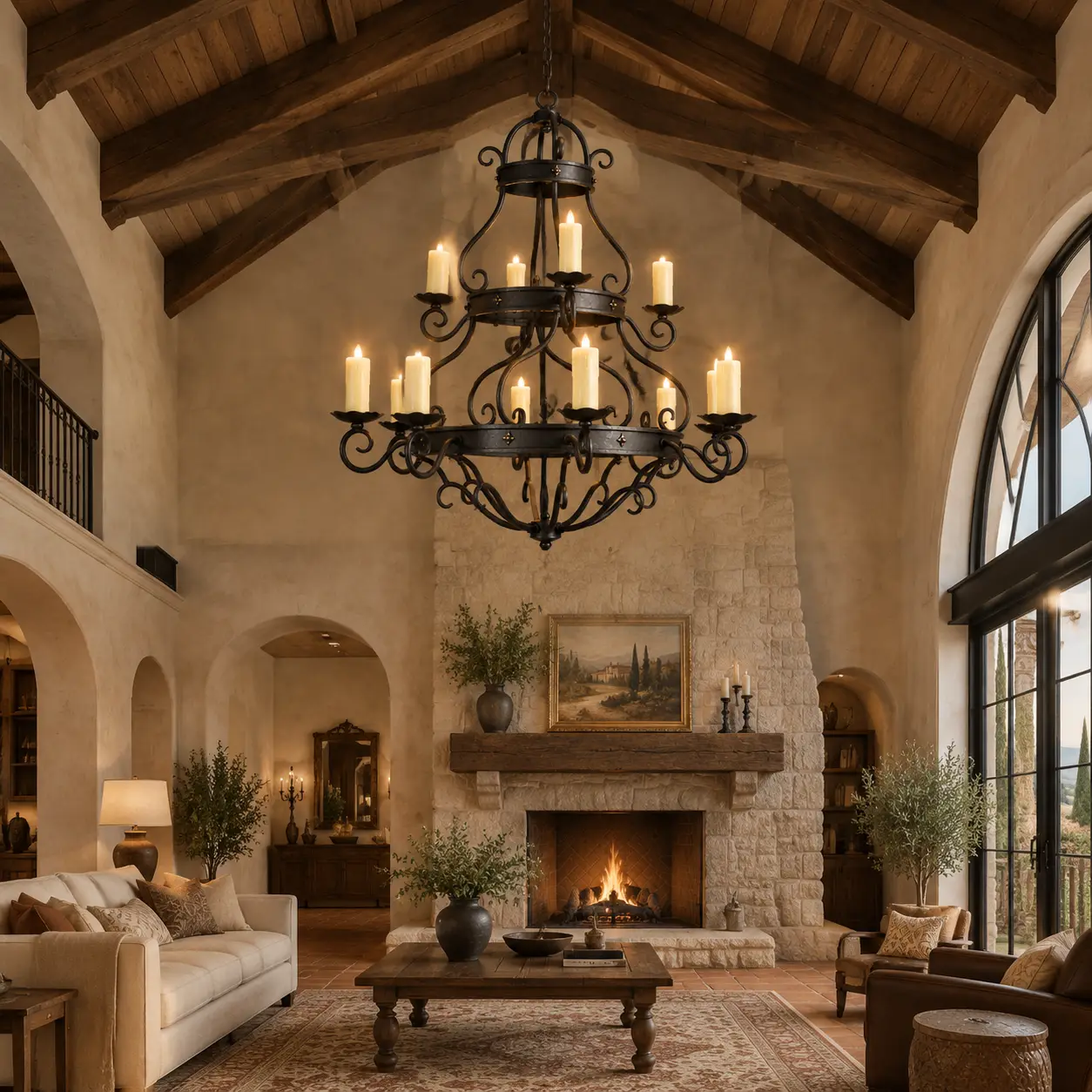 Cathedral-Grandeur-12-Light-Forged-Iron-Chandelier-Spanish-Mediterranean-Revival-Rustic-Cathedral-Voids Cathedral-Grandeur-12-Light-Forged-Iron-Chandelier-Spanish-Mediterranean-Revival-Rustic-Cathedral-Voids