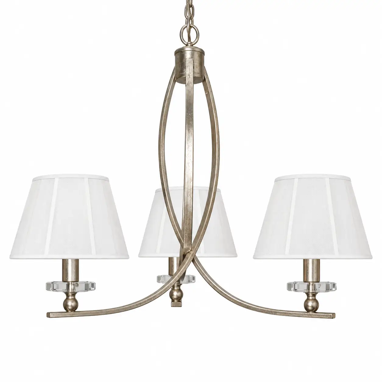 Champagne-Gold-Grace-Handcrafted-3-Light-Chandelier-with-Fabric-Shades-1 Champagne-Gold-Grace-Handcrafted-3-Light-Chandelier-with-Fabric-Shades-1