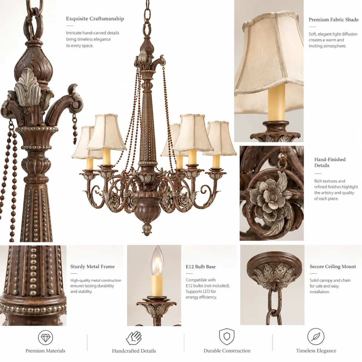 Chateau-Bloom-6-Light-Chandelier-2 Chateau-Bloom-6-Light-Chandelier-2