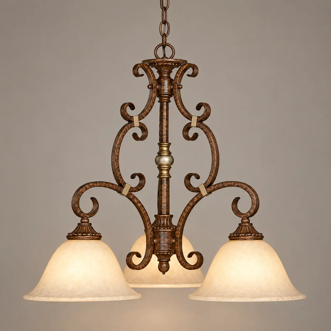 Classic-Scroll-Iron-3-Light-Pendant-3 Classic-Scroll-Iron-3-Light-Pendant-3