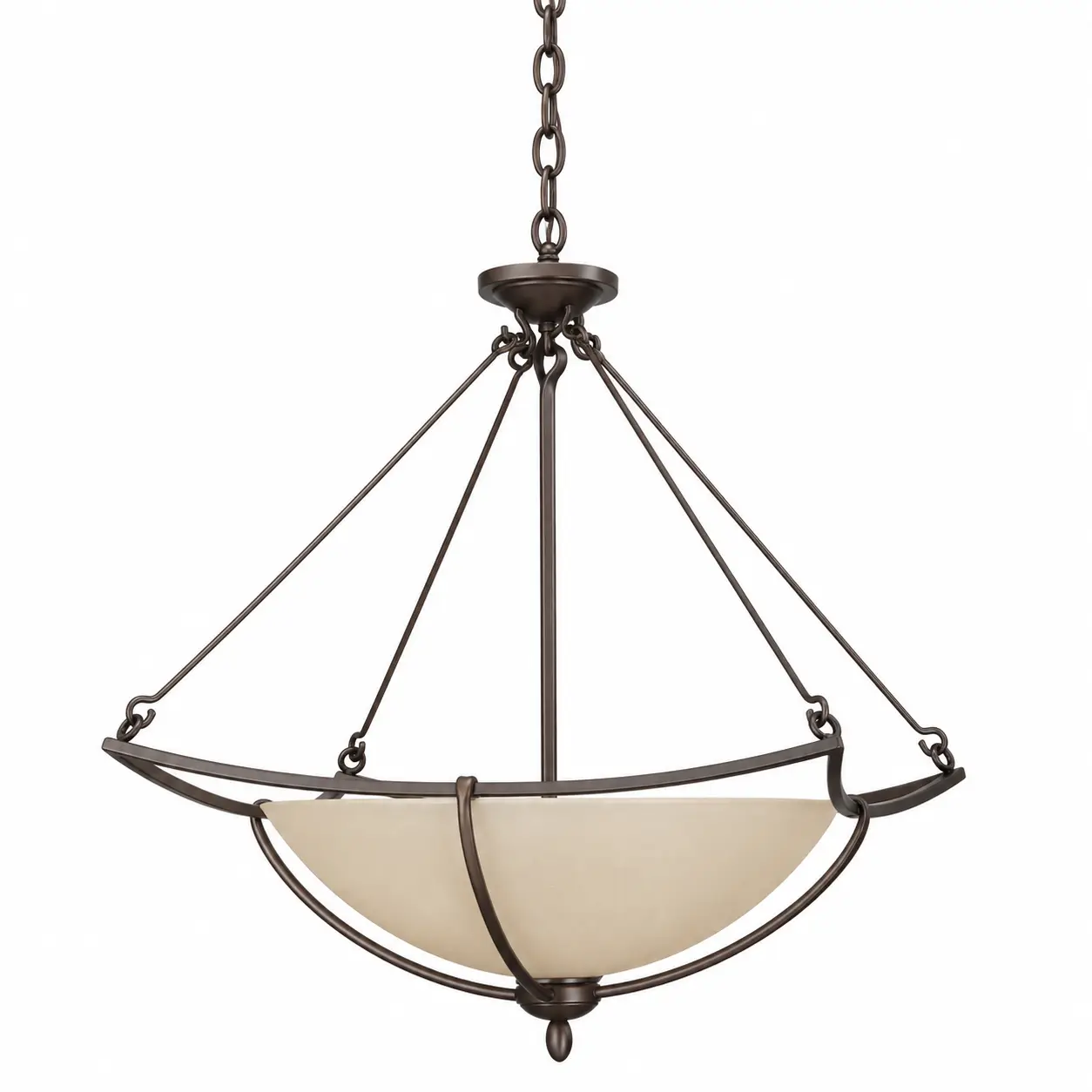 Contemporary-3-Light-Pendant-with-Bronze-Frame-Etched-Glass-Bowl-1 Contemporary-3-Light-Pendant-with-Bronze-Frame-Etched-Glass-Bowl-1
