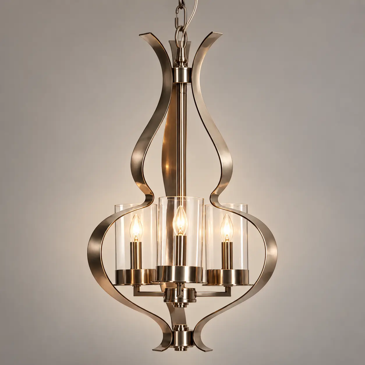 Curvaceous-Modern-Foyer-3-Light-Pendant-3 Curvaceous-Modern-Foyer-3-Light-Pendant-3