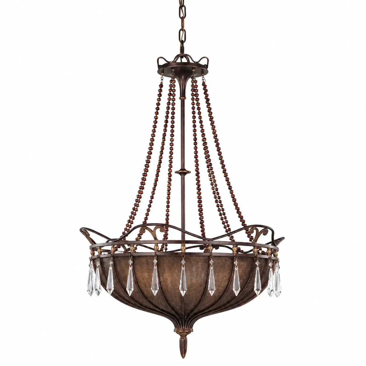 Estate-Grandeur-6-Light-Chandelier-with-Beaded-Mesh-Accents-1 Estate-Grandeur-6-Light-Chandelier-with-Beaded-Mesh-Accents-1
