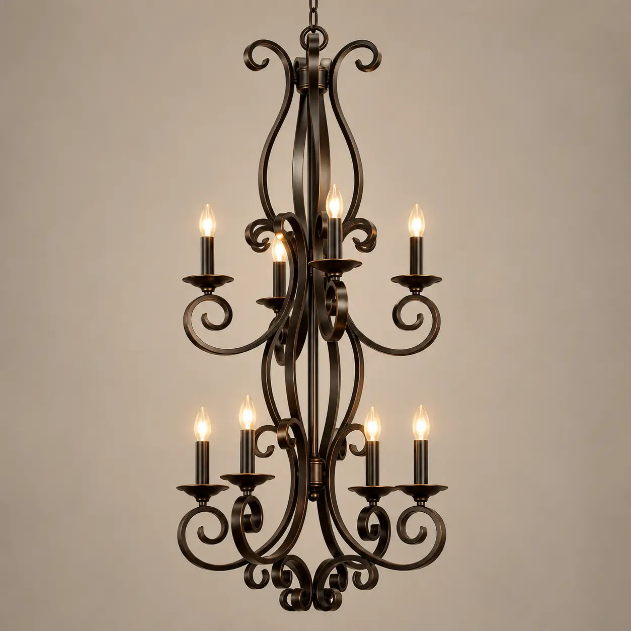 Grand-Manor-Two-Tier-8-Light-Chandelier-3 Grand-Manor-Two-Tier-8-Light-Chandelier-3
