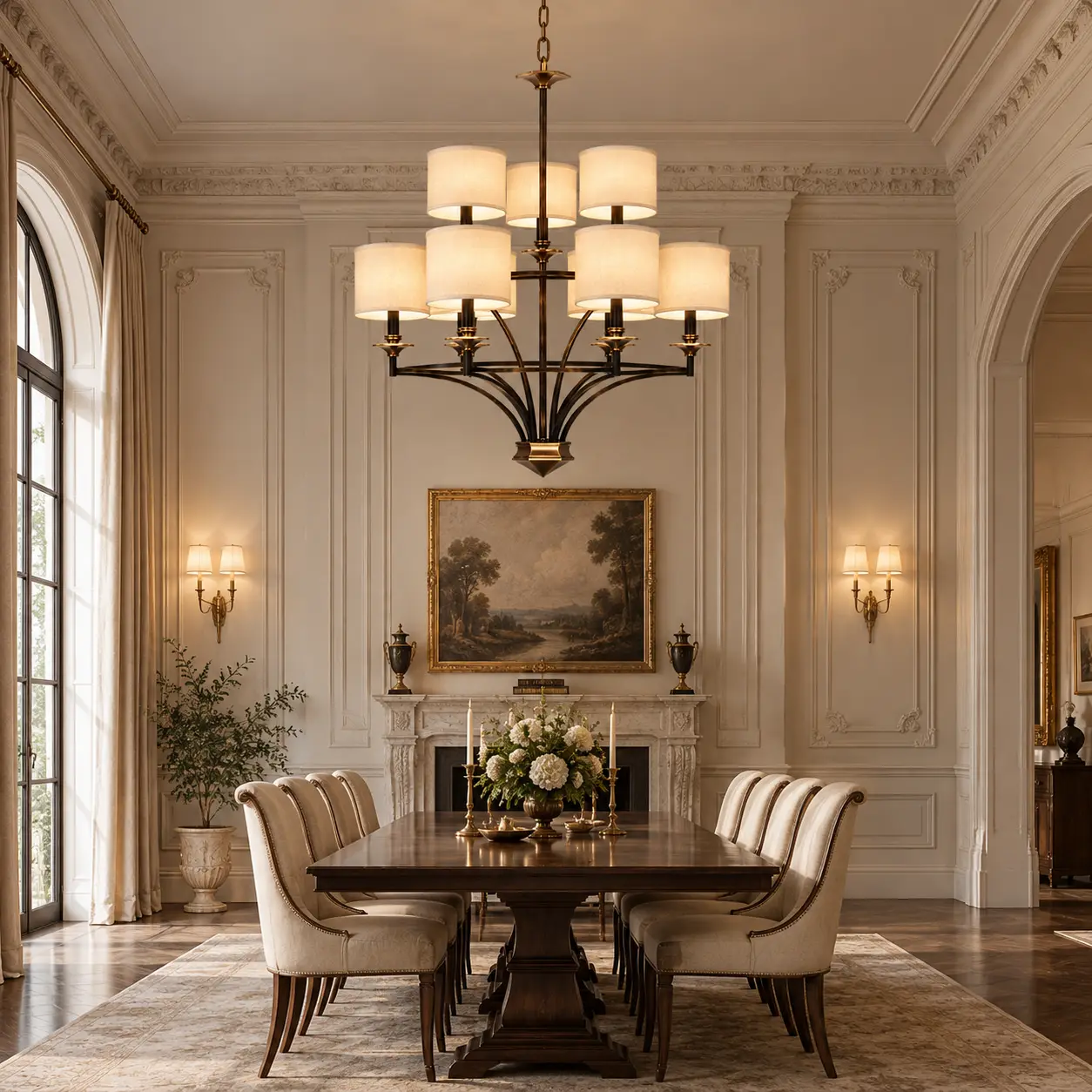 Heirloom-Grandeur-9-Light-Two-Tiered-Pendant-Neoclassical-French-Chic-Interiors Heirloom-Grandeur-9-Light-Two-Tiered-Pendant-Neoclassical-French-Chic-Interiors