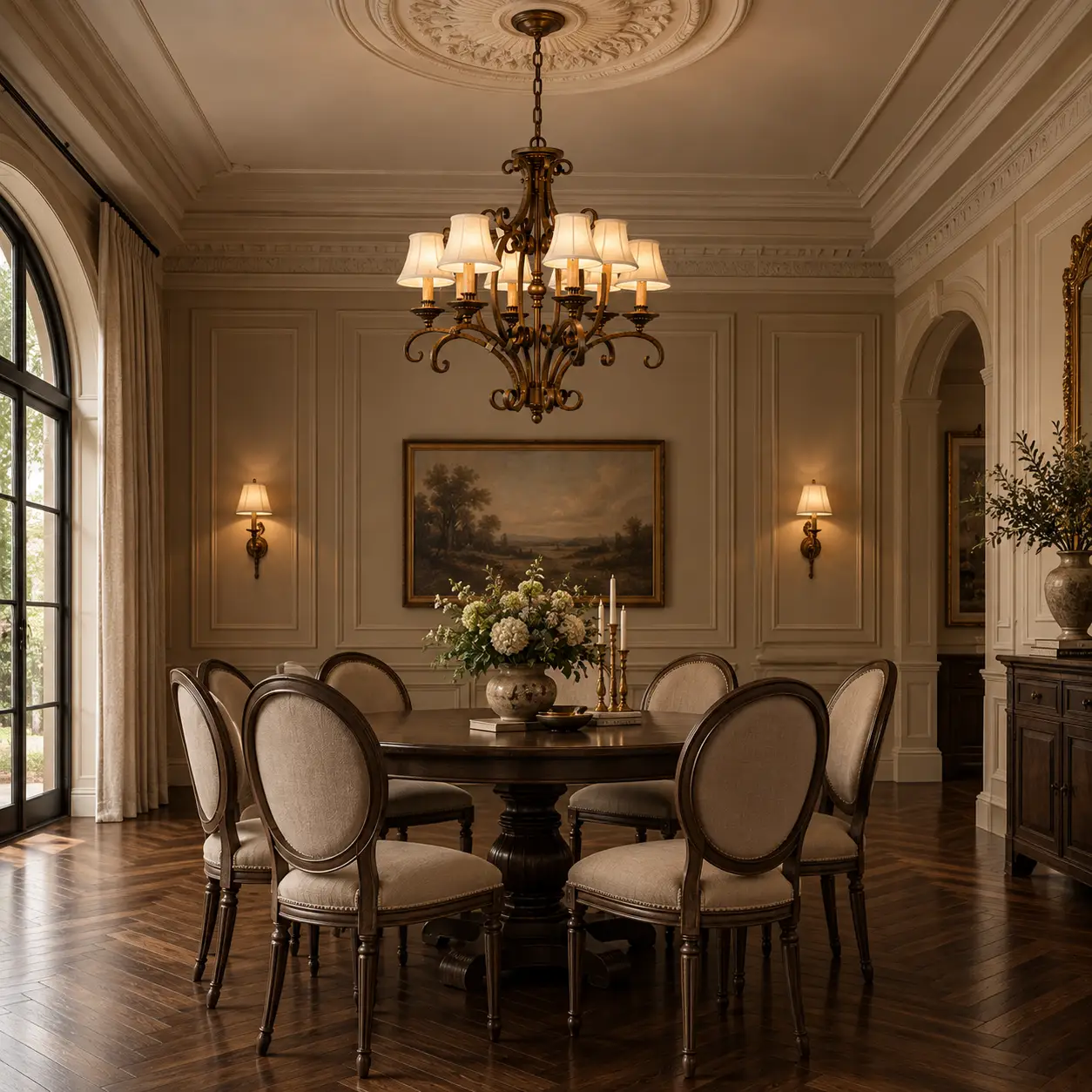 Context B: Neoclassical Dining Hall / French Bistro