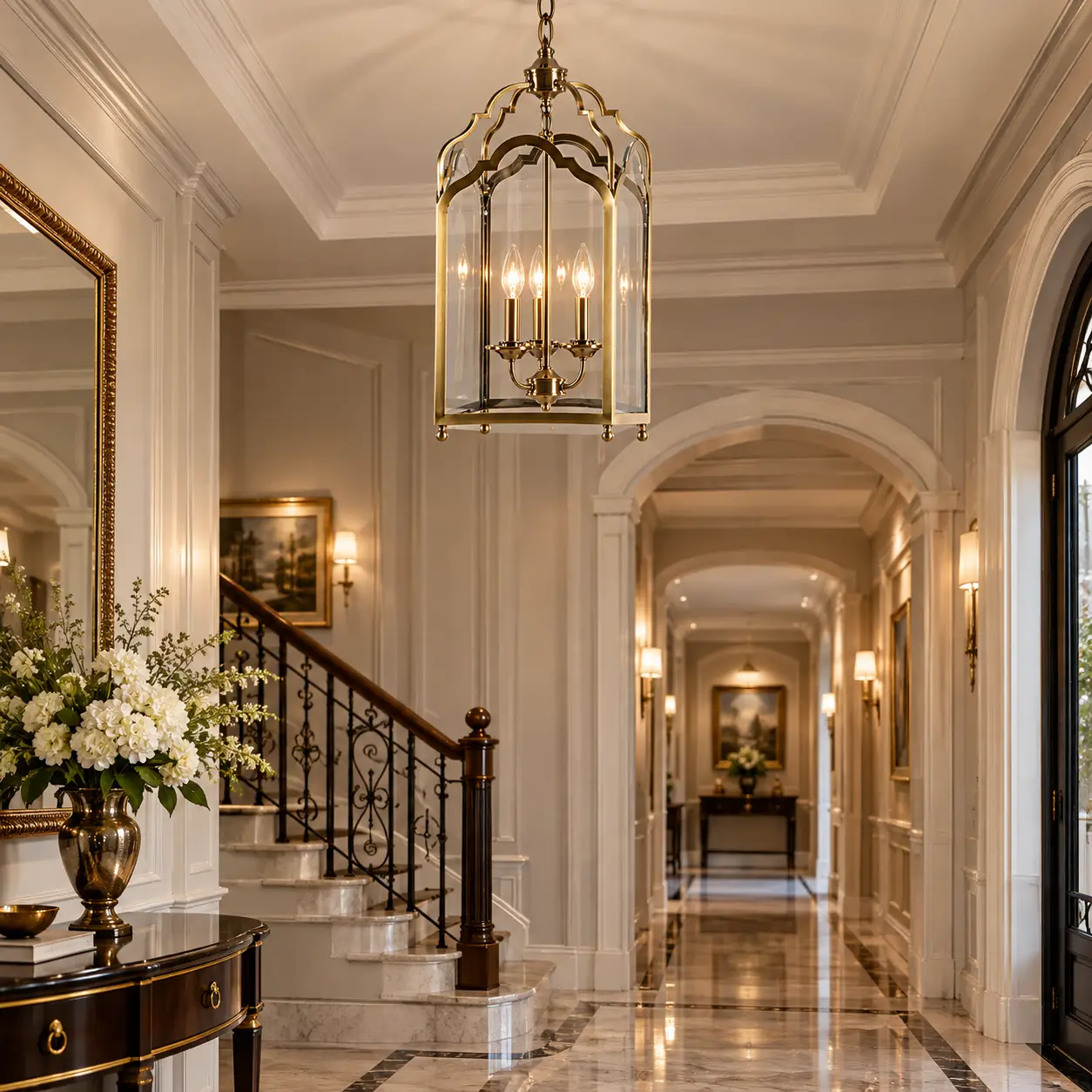 Heritage-Lantern-Modern-Brass-3-Light-Pendant-Neoclassical-Foyers-Boutique-Hospitality-Corridors Heritage-Lantern-Modern-Brass-3-Light-Pendant-Neoclassical-Foyers-Boutique-Hospitality-Corridors
