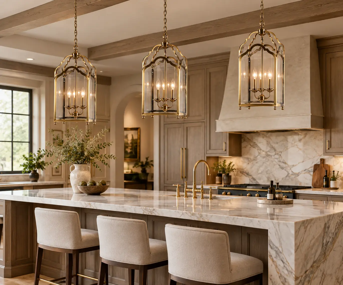 Heritage-Lantern-Modern-Brass-3-Light-Pendant-Transitional-Kitchen-Islands-Breakfast-Bars Heritage-Lantern-Modern-Brass-3-Light-Pendant-Transitional-Kitchen-Islands-Breakfast-Bars
