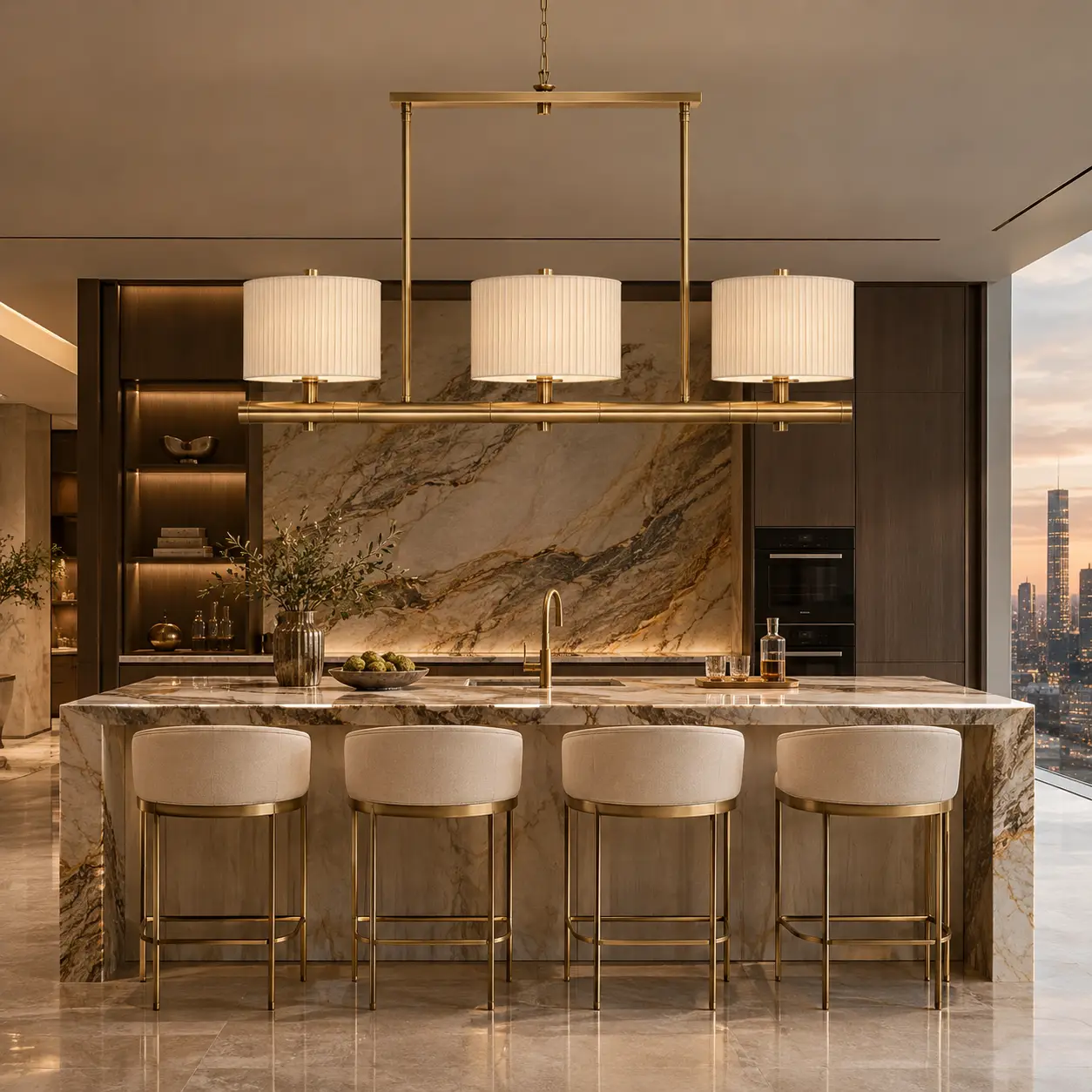 Horizon-Muse-3-Light-Linear-Island-Pendant-Modern-Luxury-Executive-Dining Horizon-Muse-3-Light-Linear-Island-Pendant-Modern-Luxury-Executive-Dining
