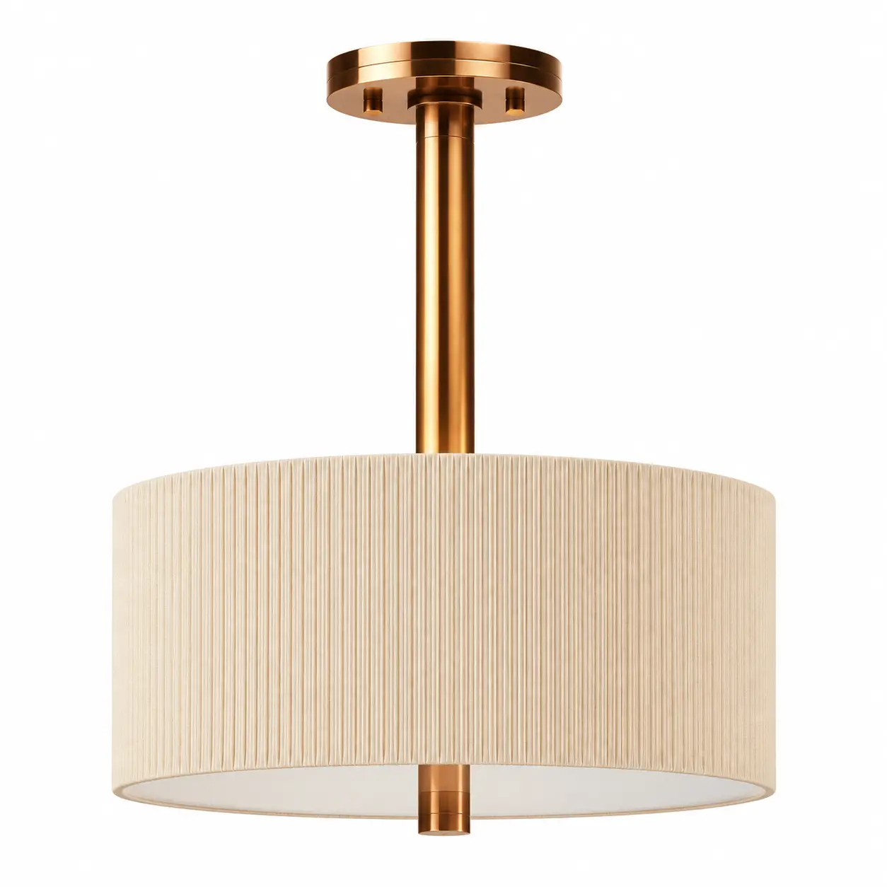 Luminos-Copper-Solstice-3-Light-Semi-Flush-Drum-Pendant-1 Luminos-Copper-Solstice-3-Light-Semi-Flush-Drum-Pendant-1