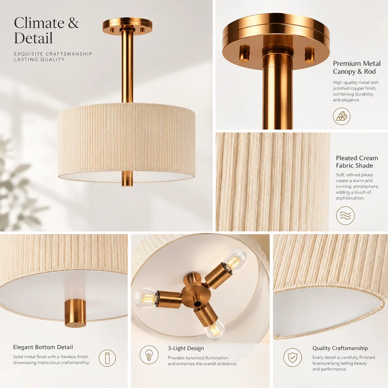 Luminos-Copper-Solstice-3-Light-Semi-Flush-Drum-Pendant-2 Luminos-Copper-Solstice-3-Light-Semi-Flush-Drum-Pendant-2