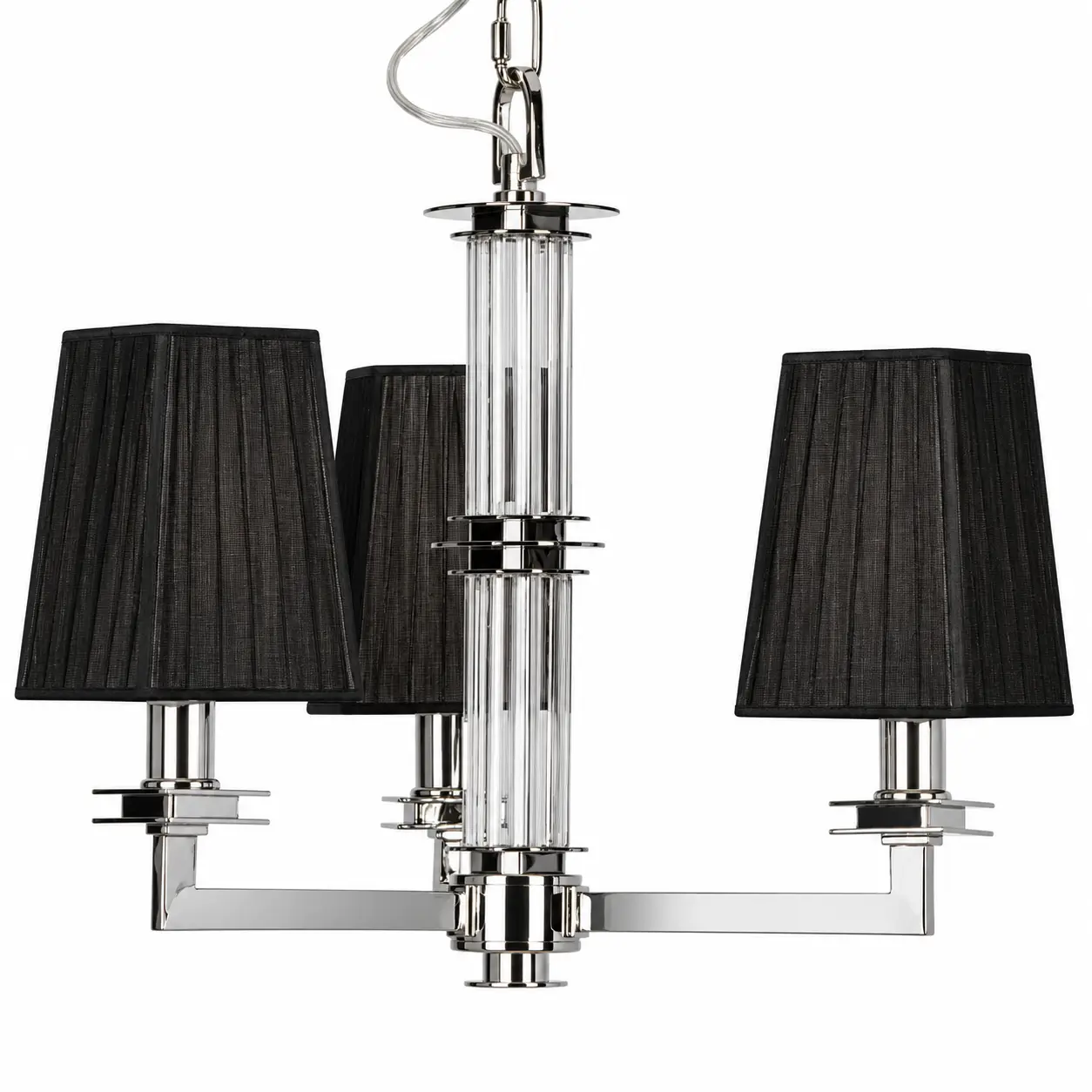 Luna-Noir-Elegance-Handcrafted-3-Light-Modern-Chandelier-in-Polished-Chrome-Finish-with-Black-Pleated-Shades-1 Luna-Noir-Elegance-Handcrafted-3-Light-Modern-Chandelier-in-Polished-Chrome-Finish-with-Black-Pleated-Shades-1