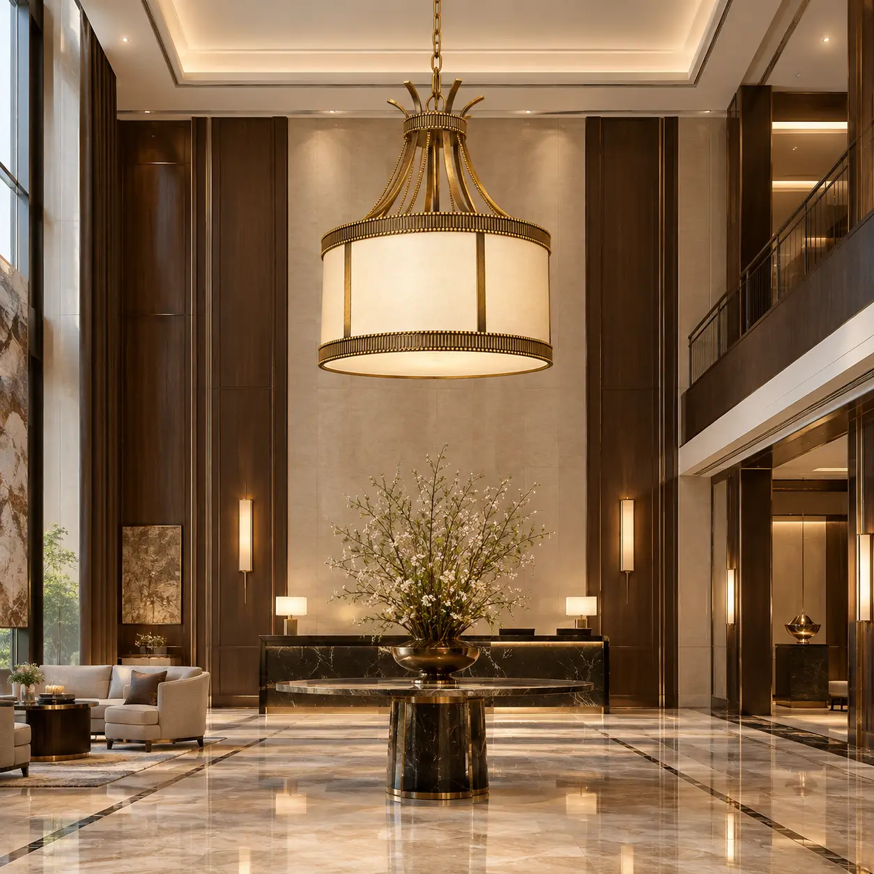 Metropolitan-Aura-7-Light-Drum-Pendant-Modern-Luxury-Hospitality-Lobbies Metropolitan-Aura-7-Light-Drum-Pendant-Modern-Luxury-Hospitality-Lobbies